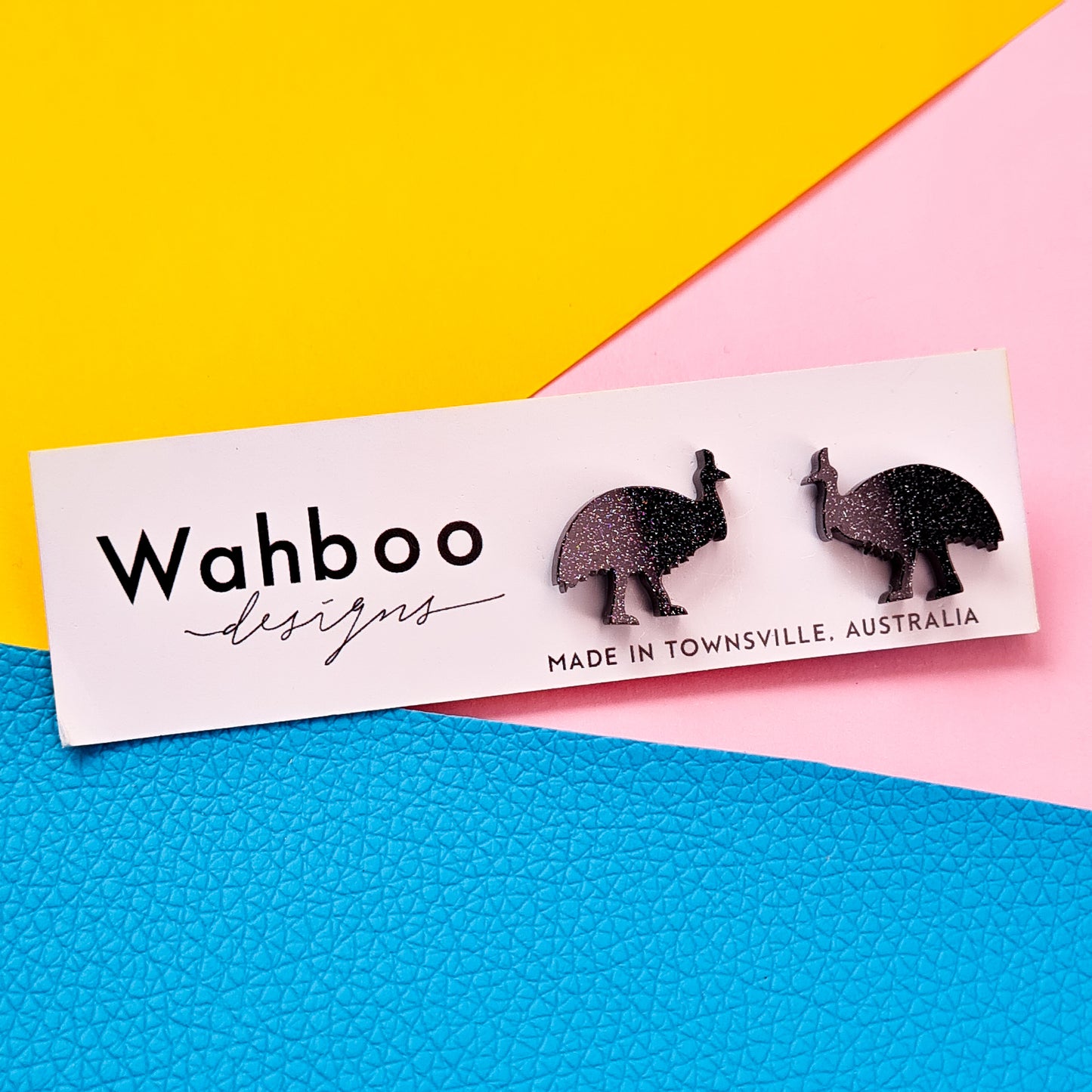 Cassowary Stud Earrings