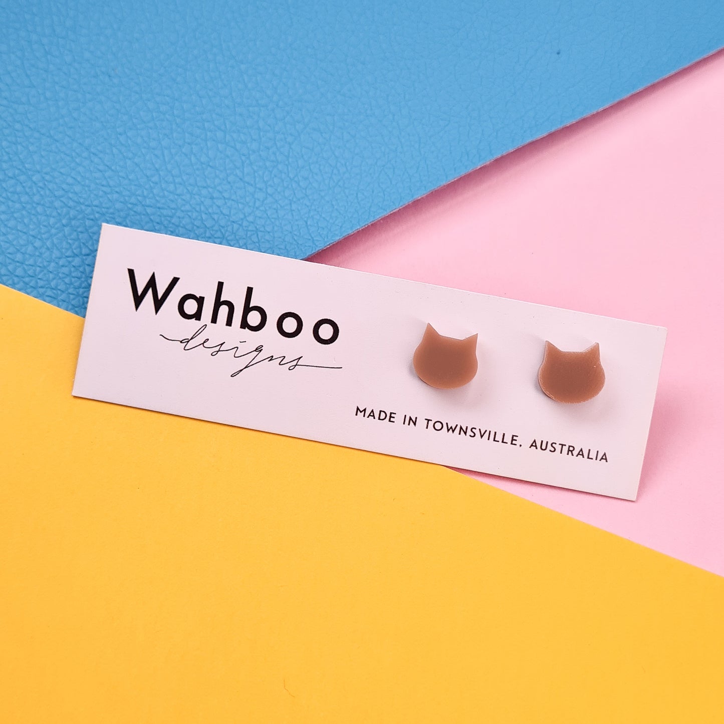 Cat Stud Earrings