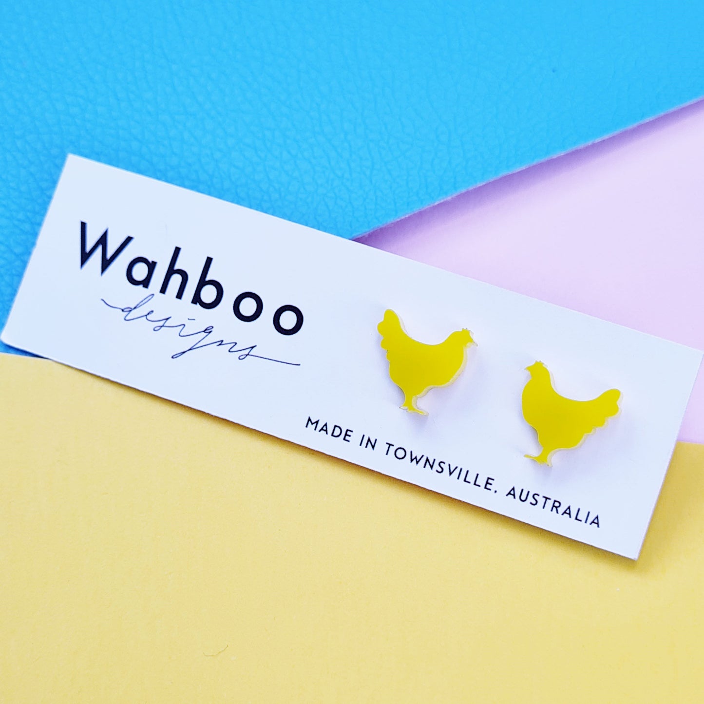 Chicken Stud Earrings
