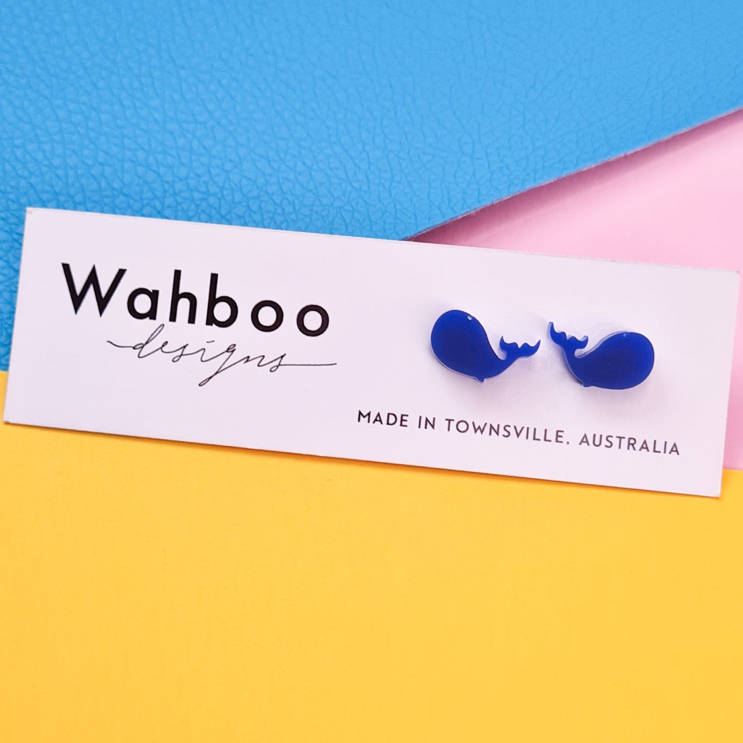 Whale Stud Earrings