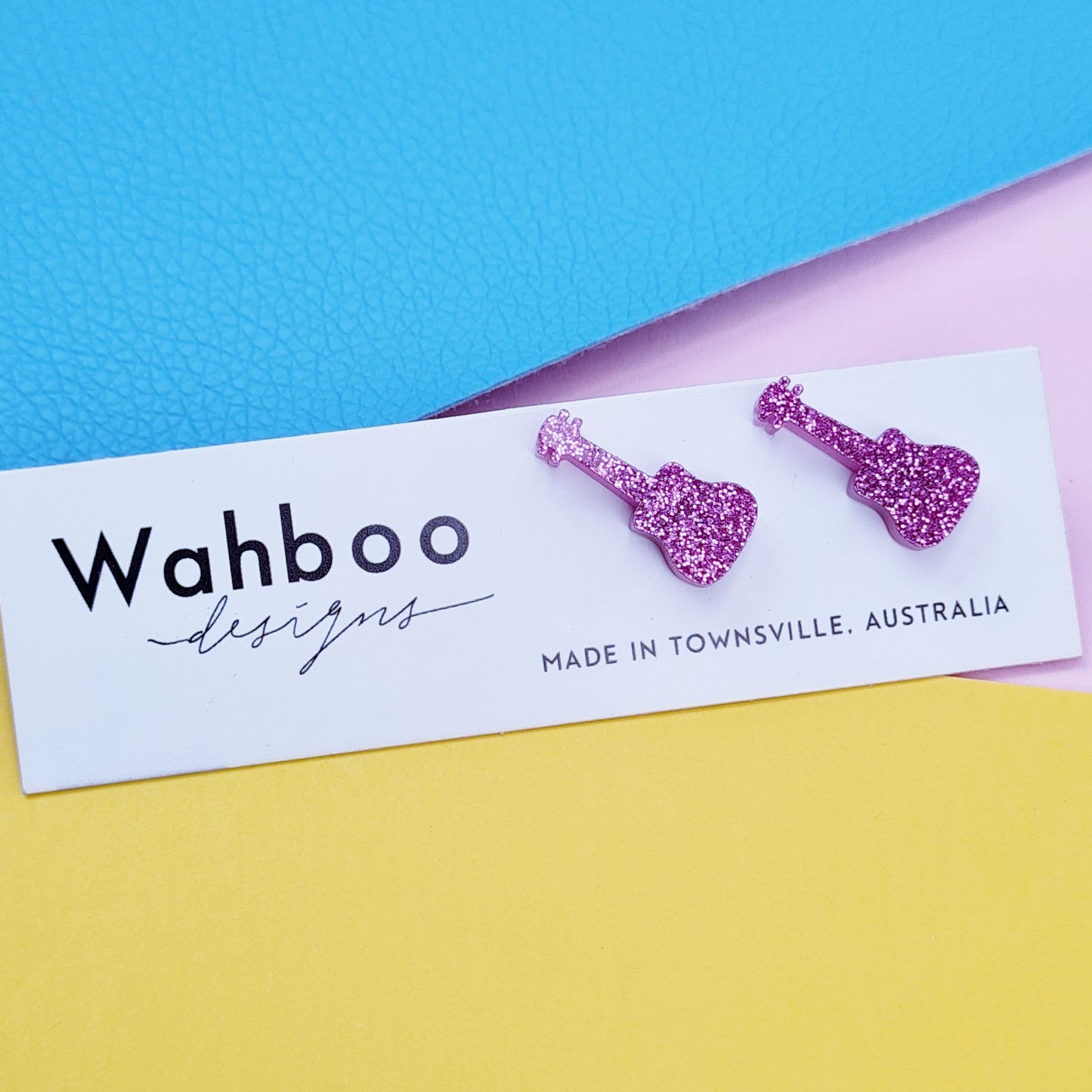 Guitar Stud Earrings