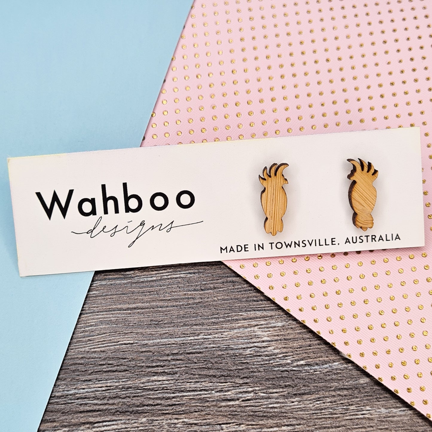 Cockatoo Stud Earrings