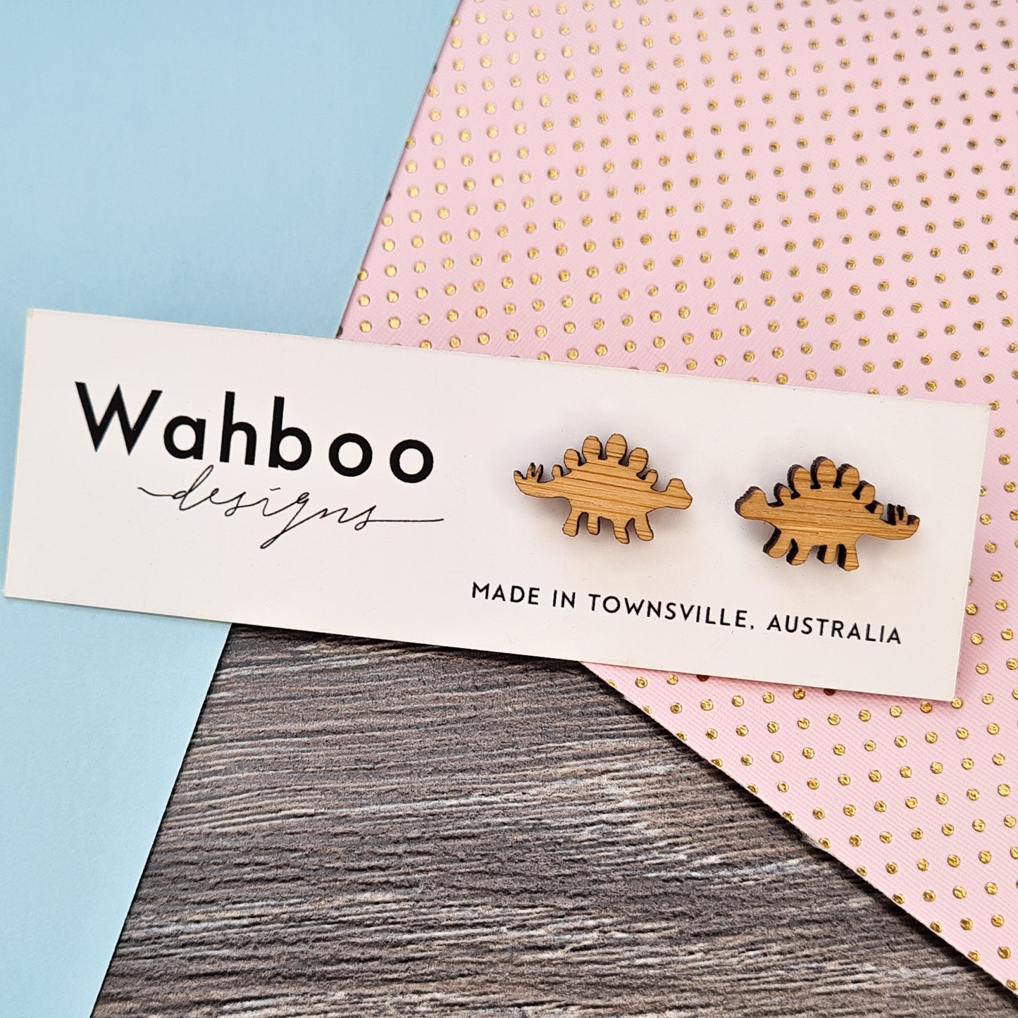 Stegosaurus Stud Earrings