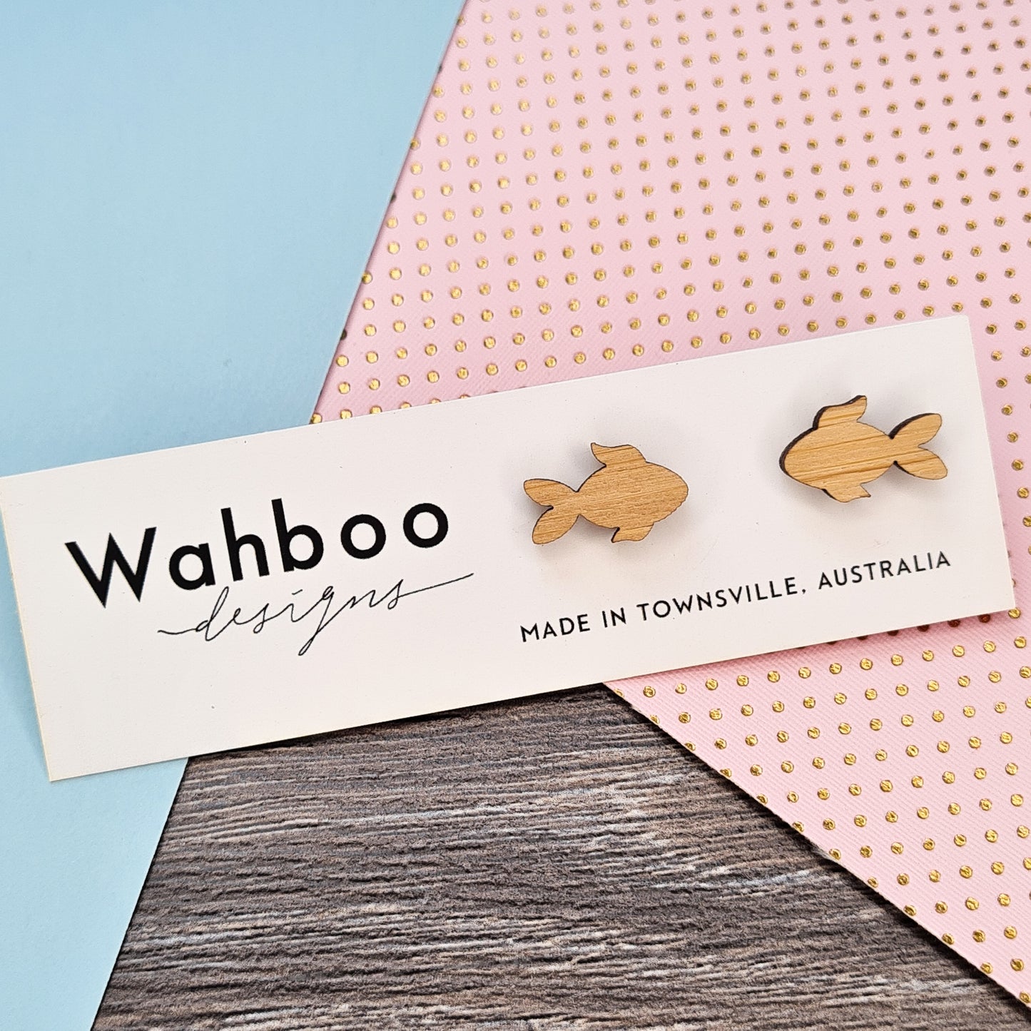 Goldfish Stud Earrings