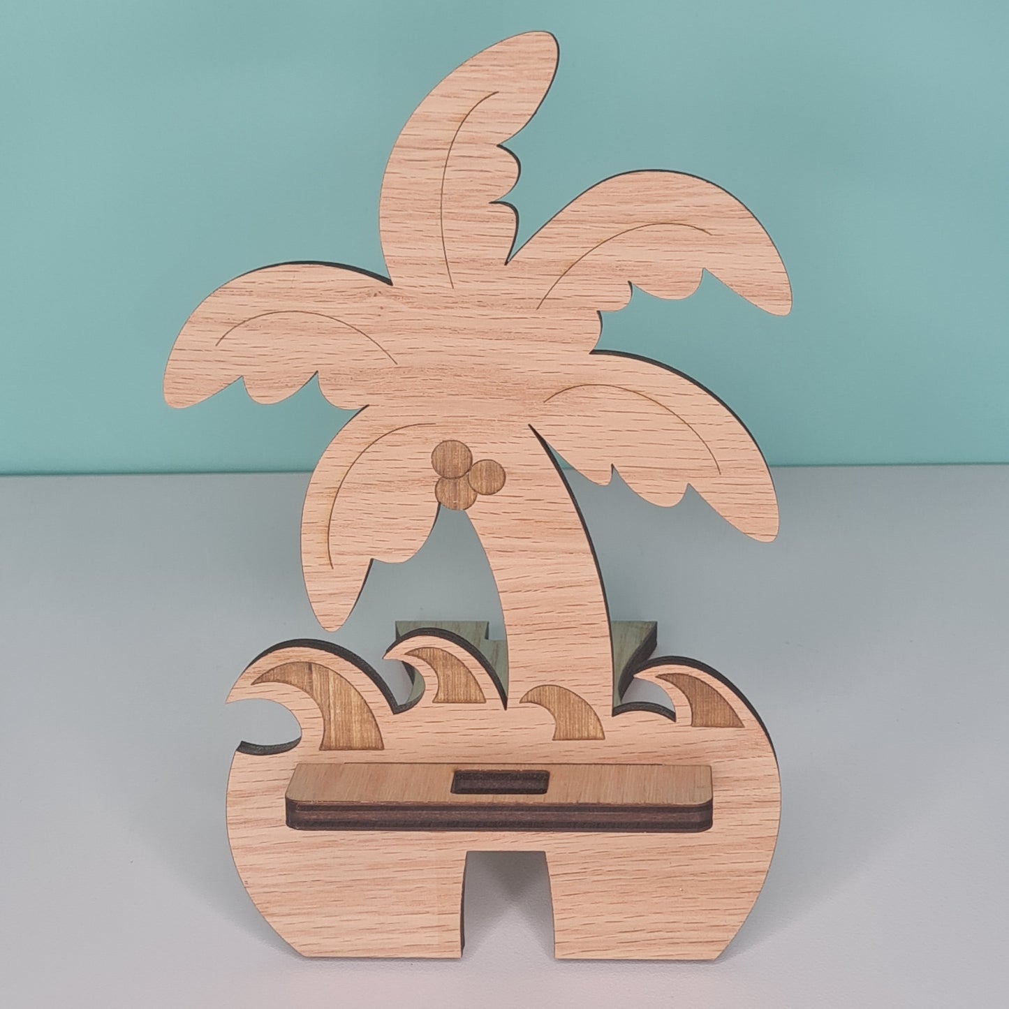 Palm Tree & Island Mobile Phone Stand