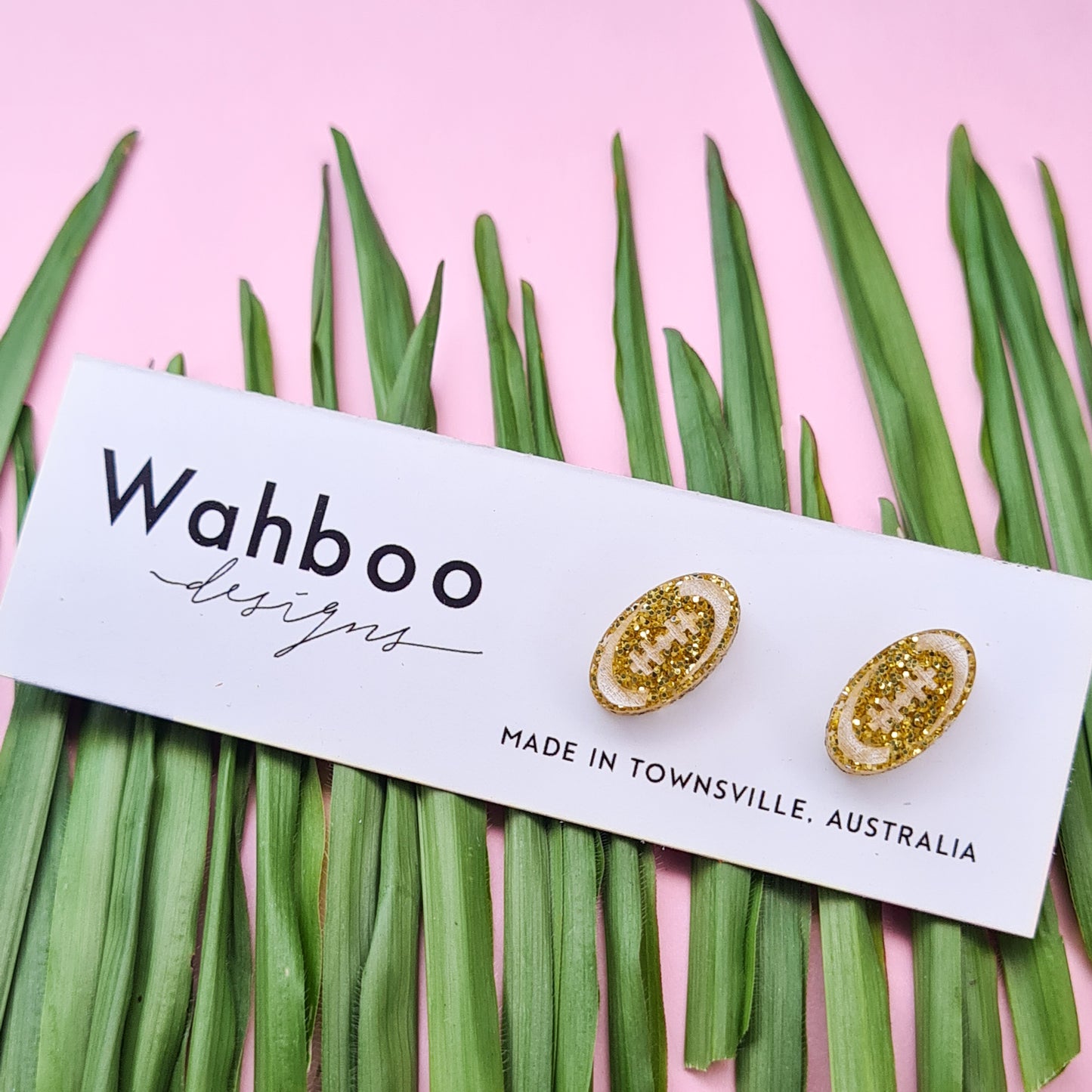 Rugby League Stud Earrings