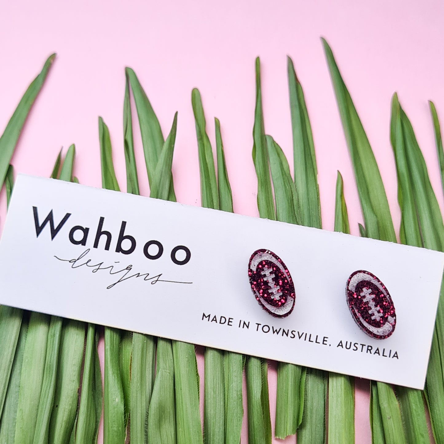 Rugby League Stud Earrings