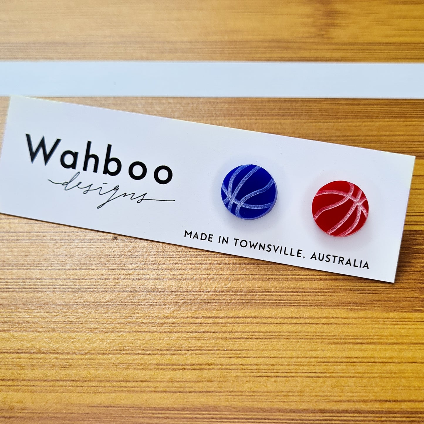 Basketball Stud Earrings