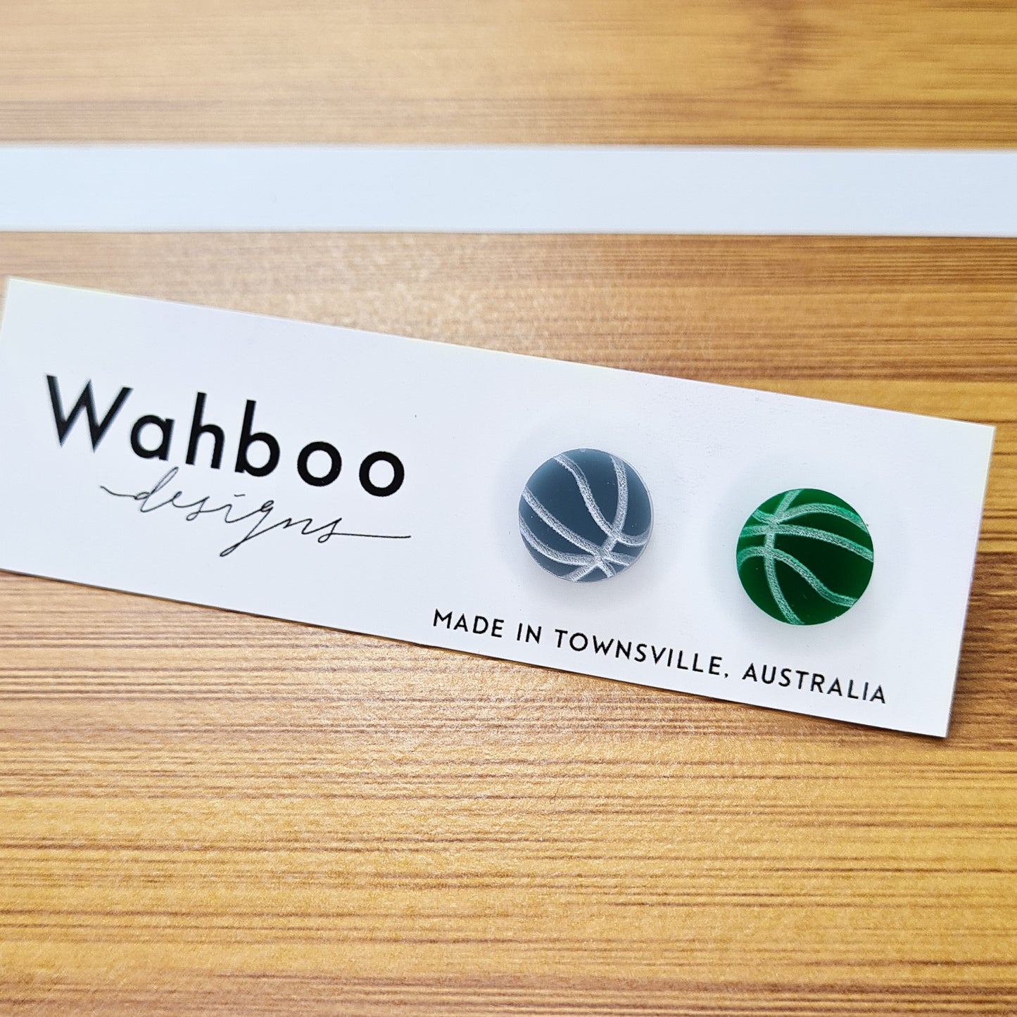 Basketball Stud Earrings