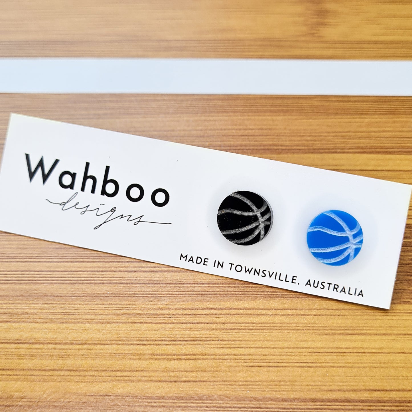 Basketball Stud Earrings