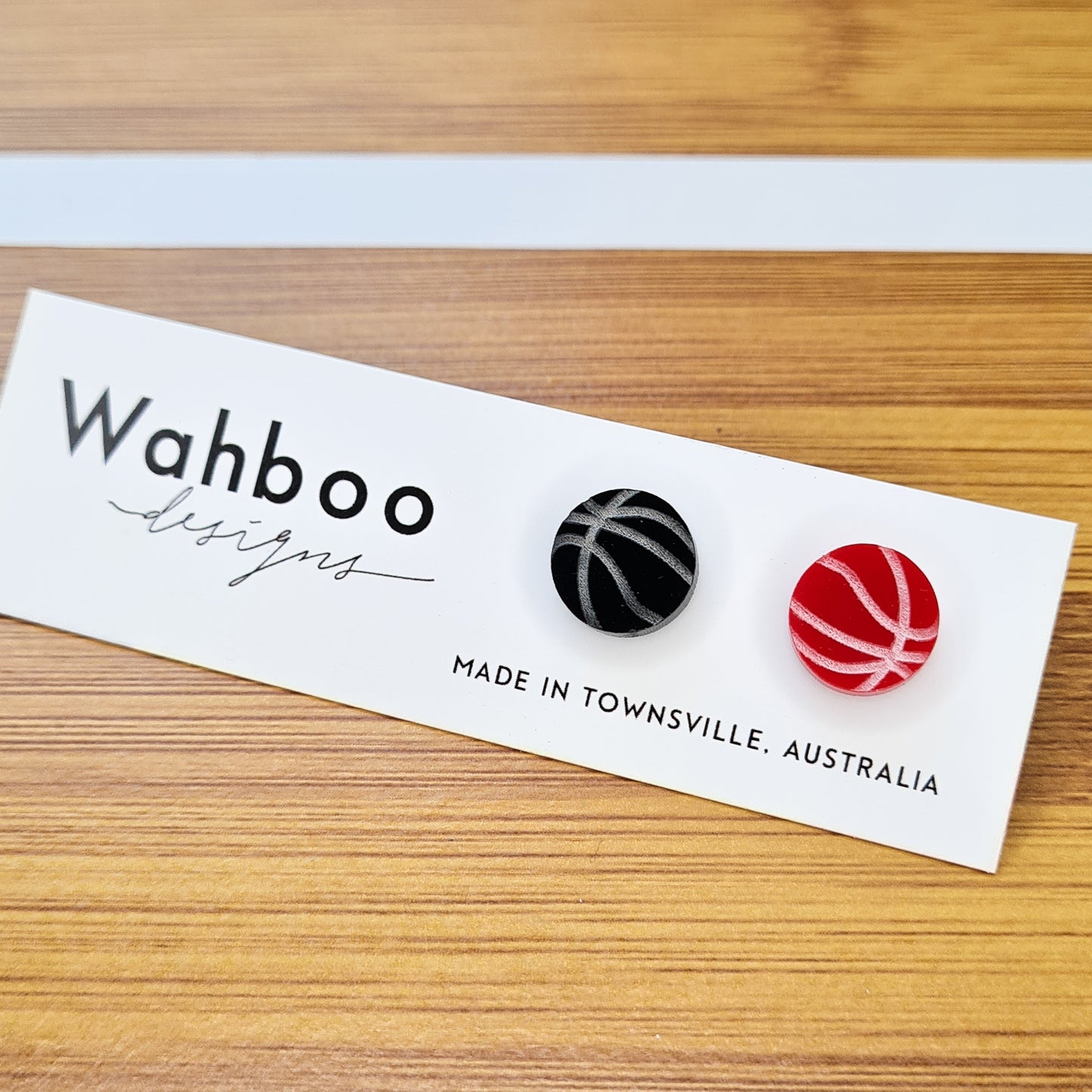 Basketball Stud Earrings