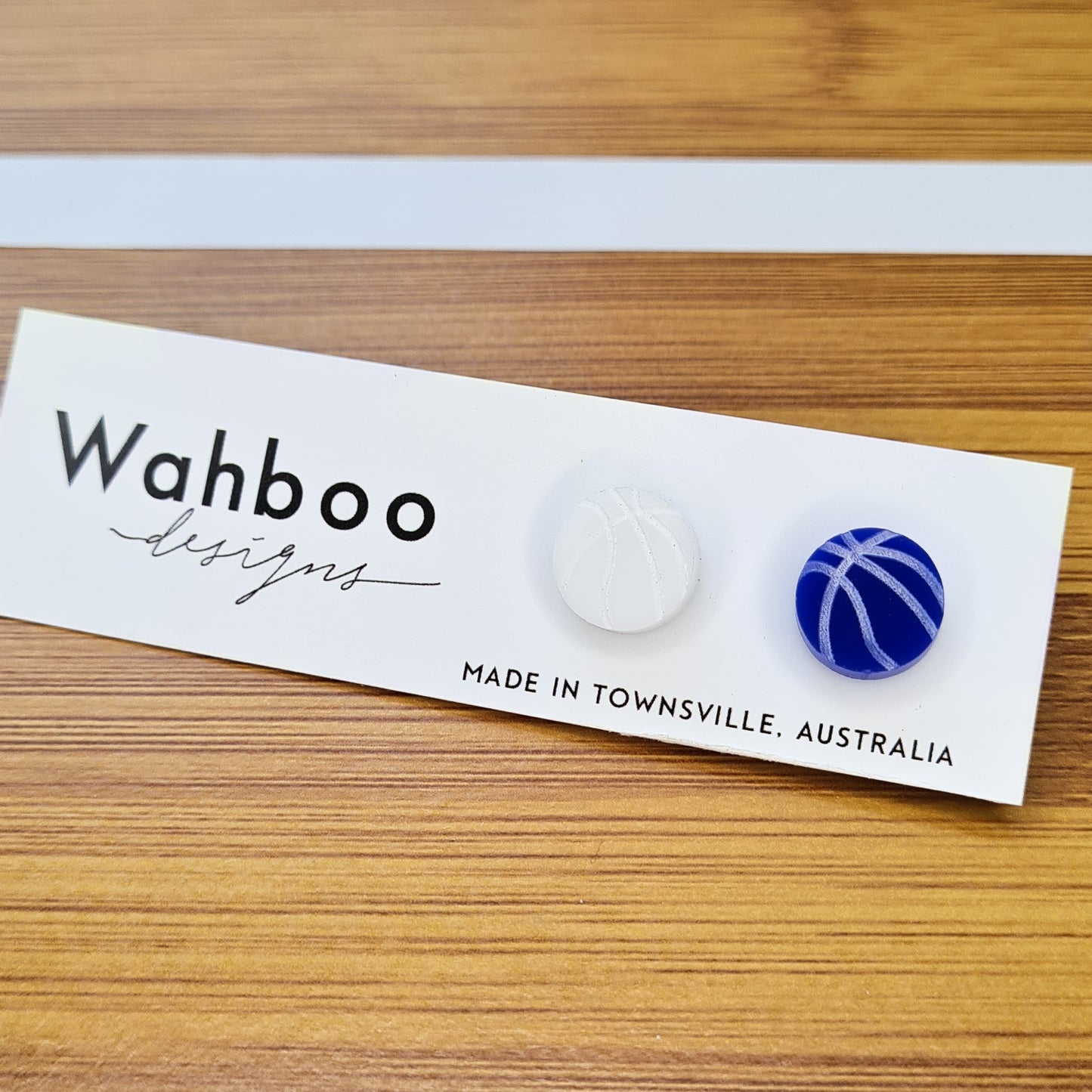 Basketball Stud Earrings