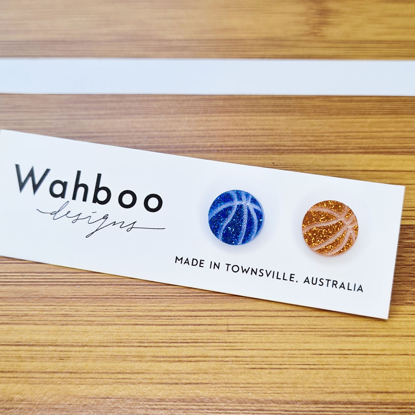 Basketball Stud Earrings