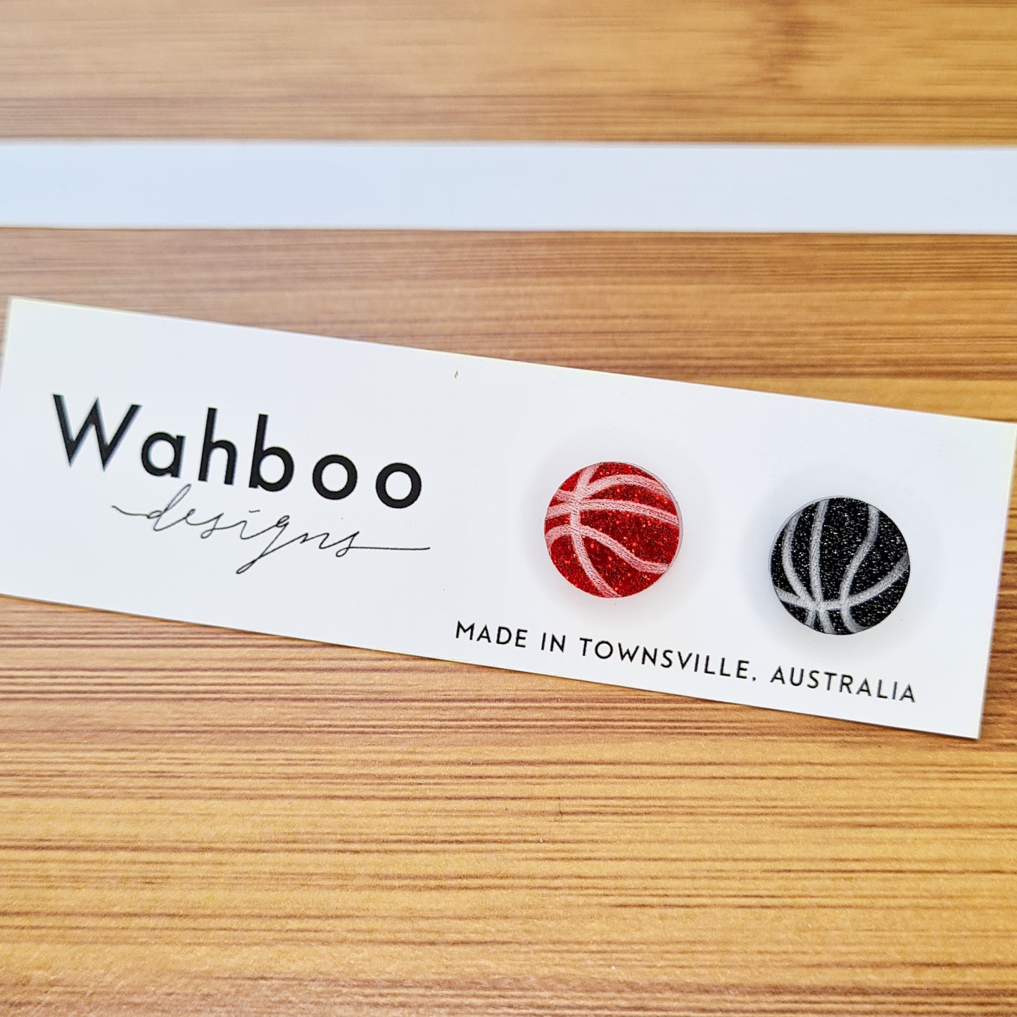 Basketball Stud Earrings