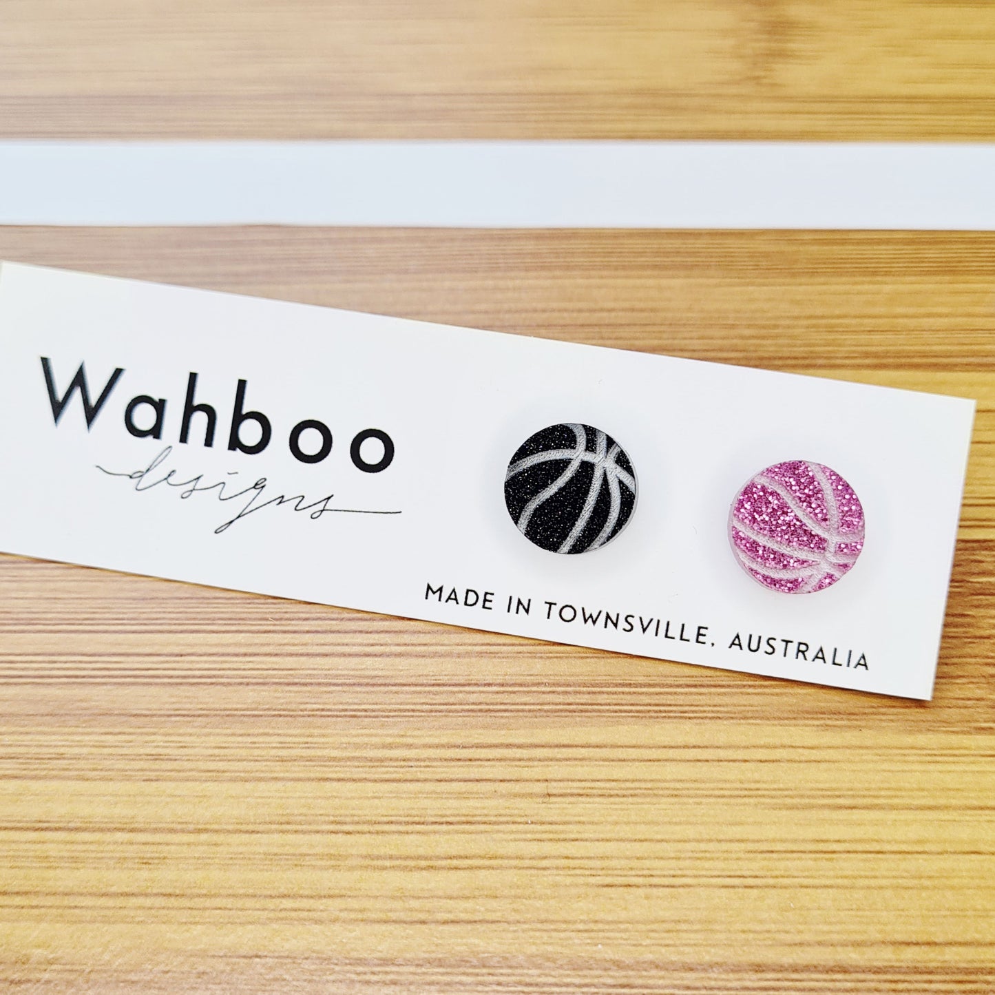 Basketball Stud Earrings