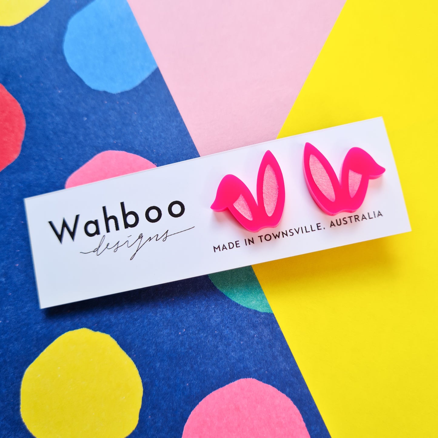 Easter Bunny Ears Stud Earrings