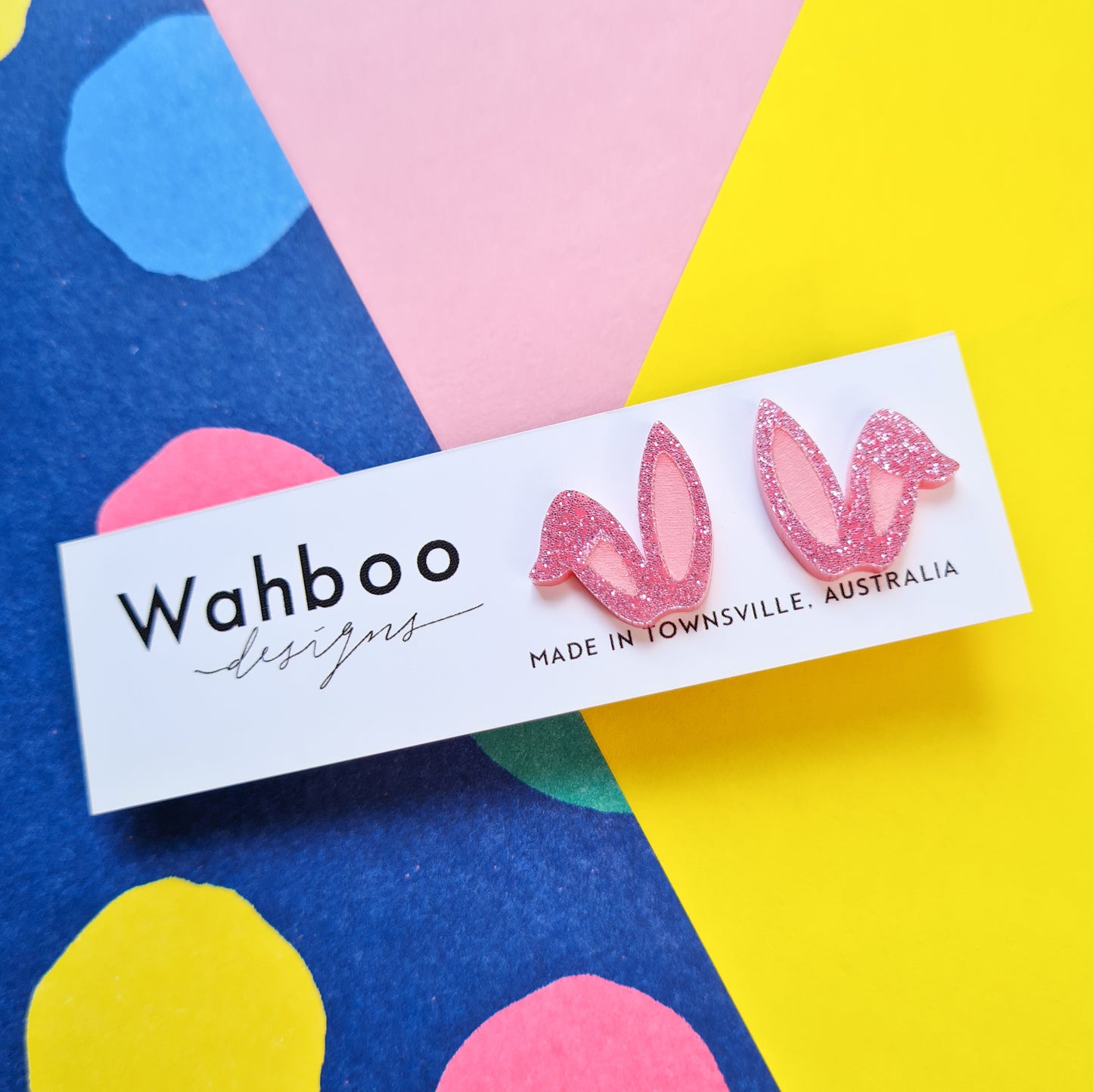 Easter Bunny Ears Stud Earrings