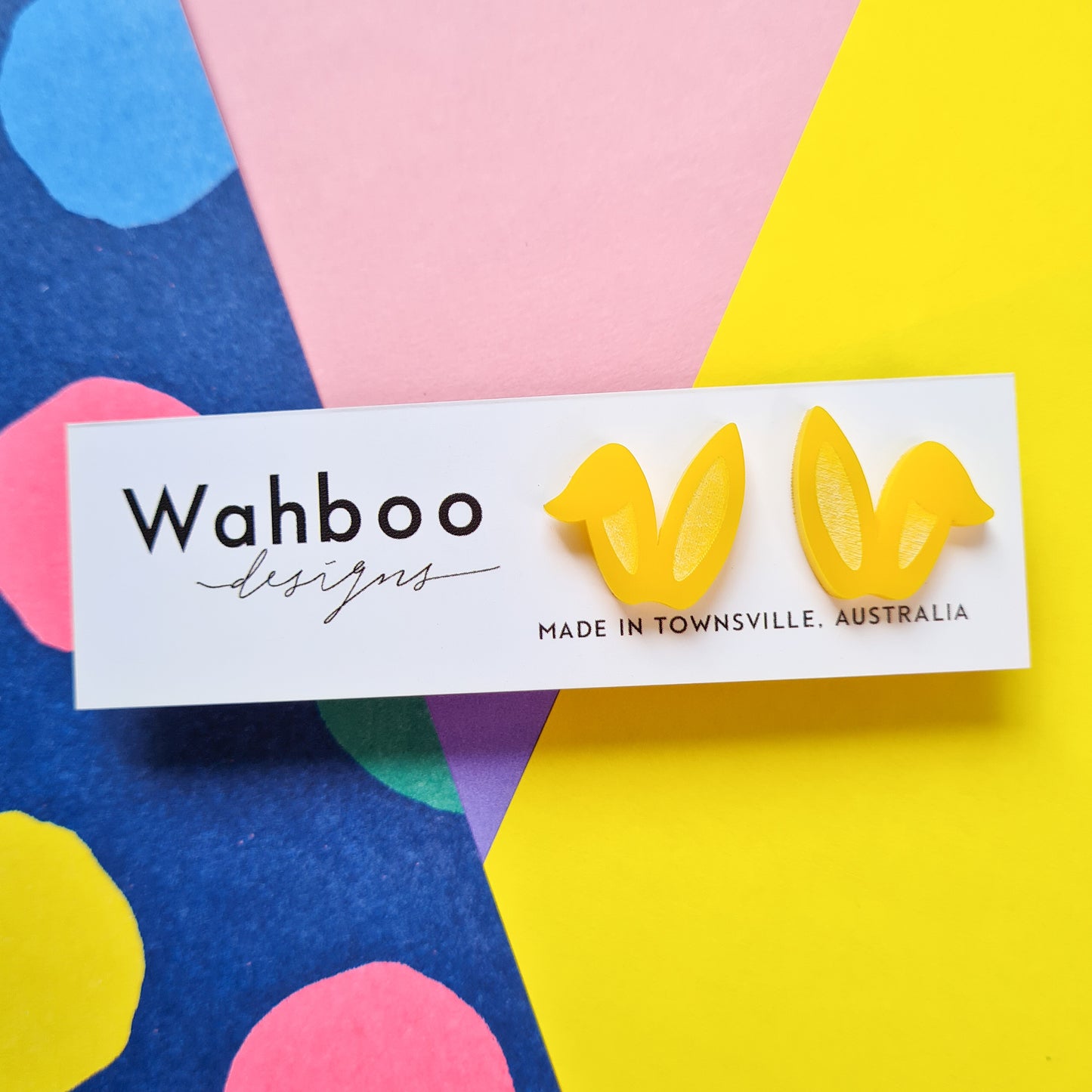 Easter Bunny Ears Stud Earrings