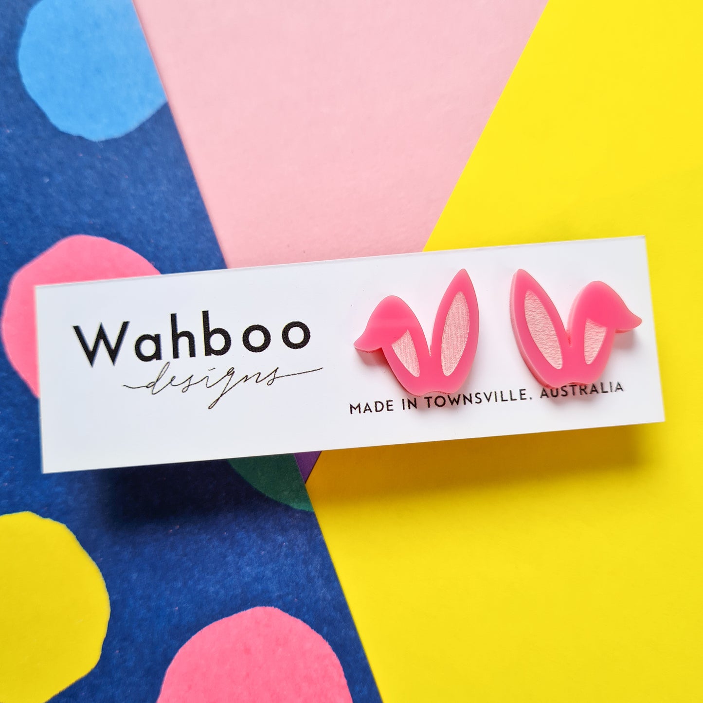 Easter Bunny Ears Stud Earrings