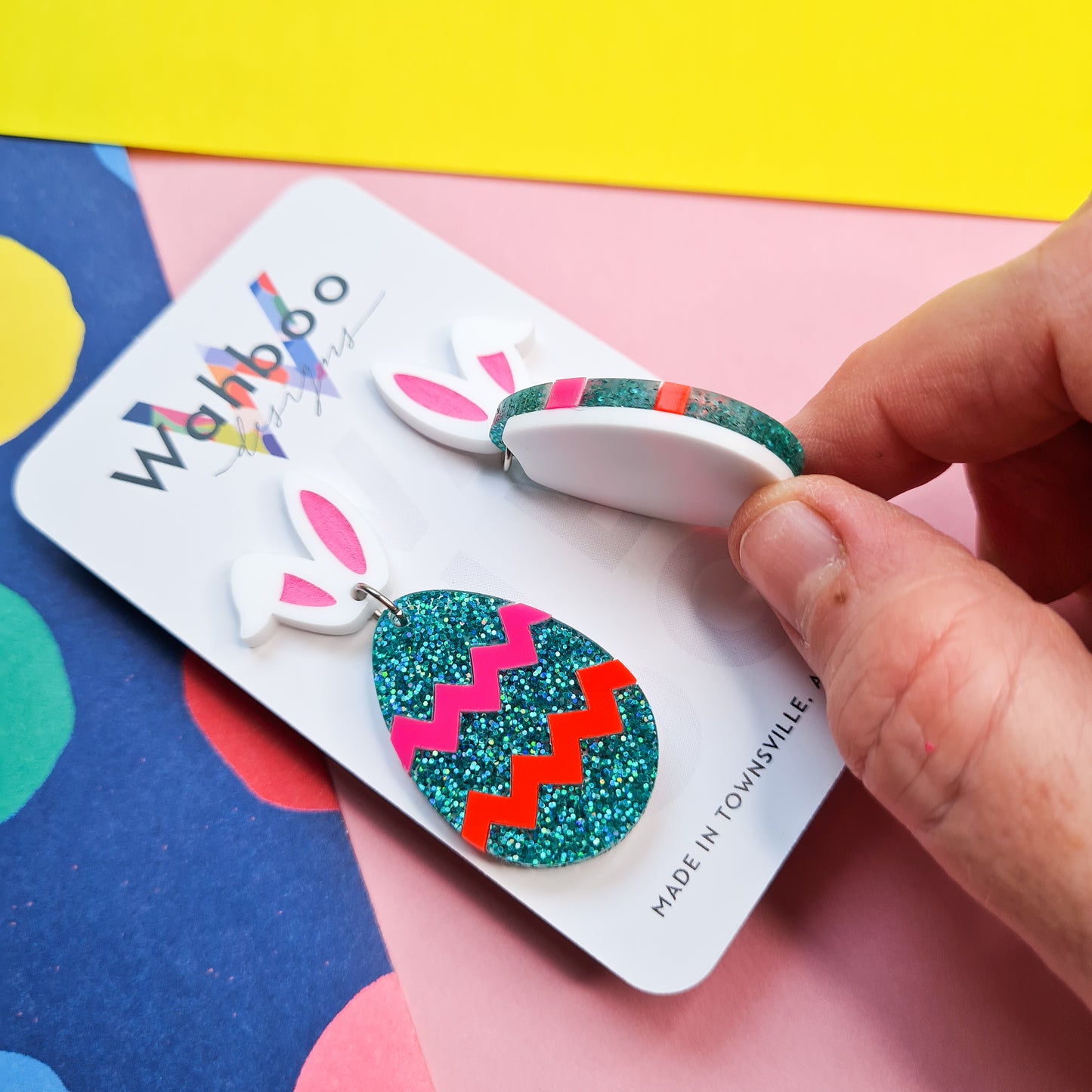 Easter Egg Dangle Earrings