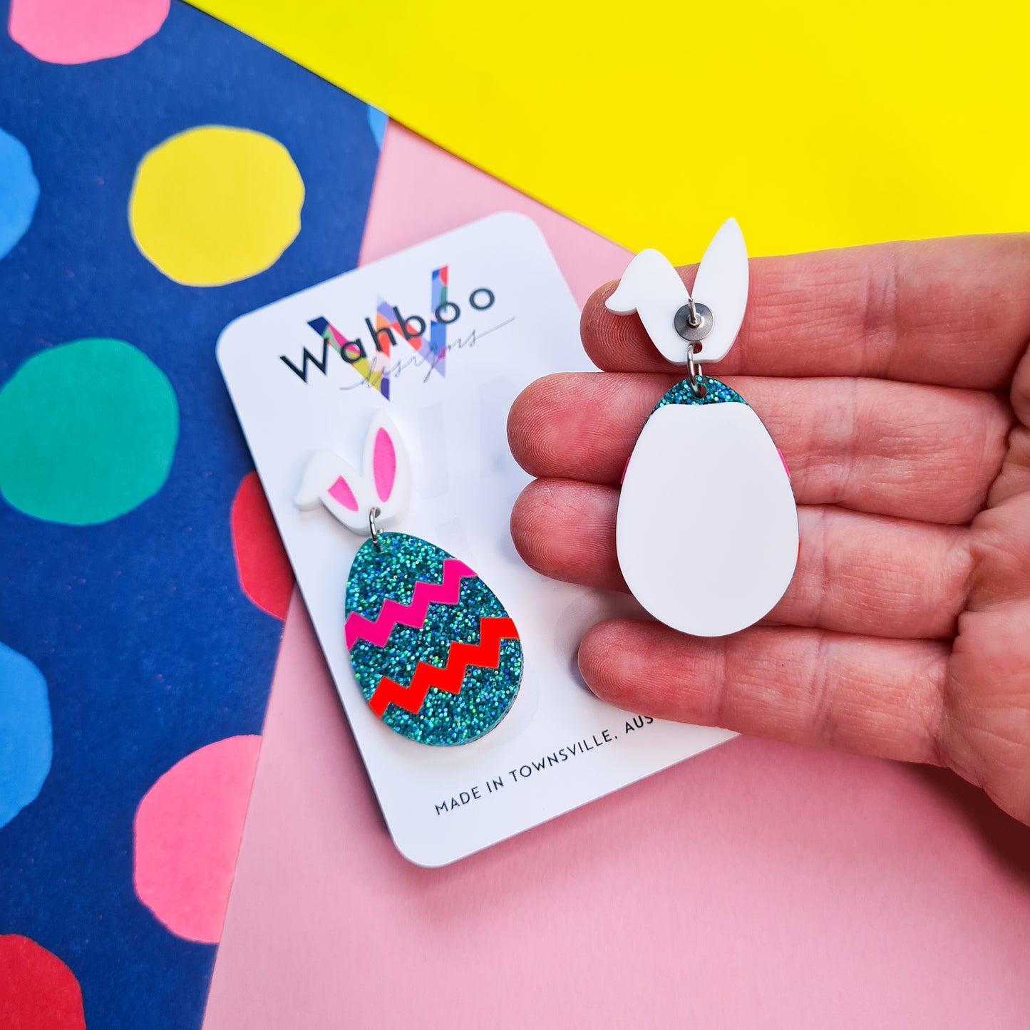Easter Egg Dangle Earrings