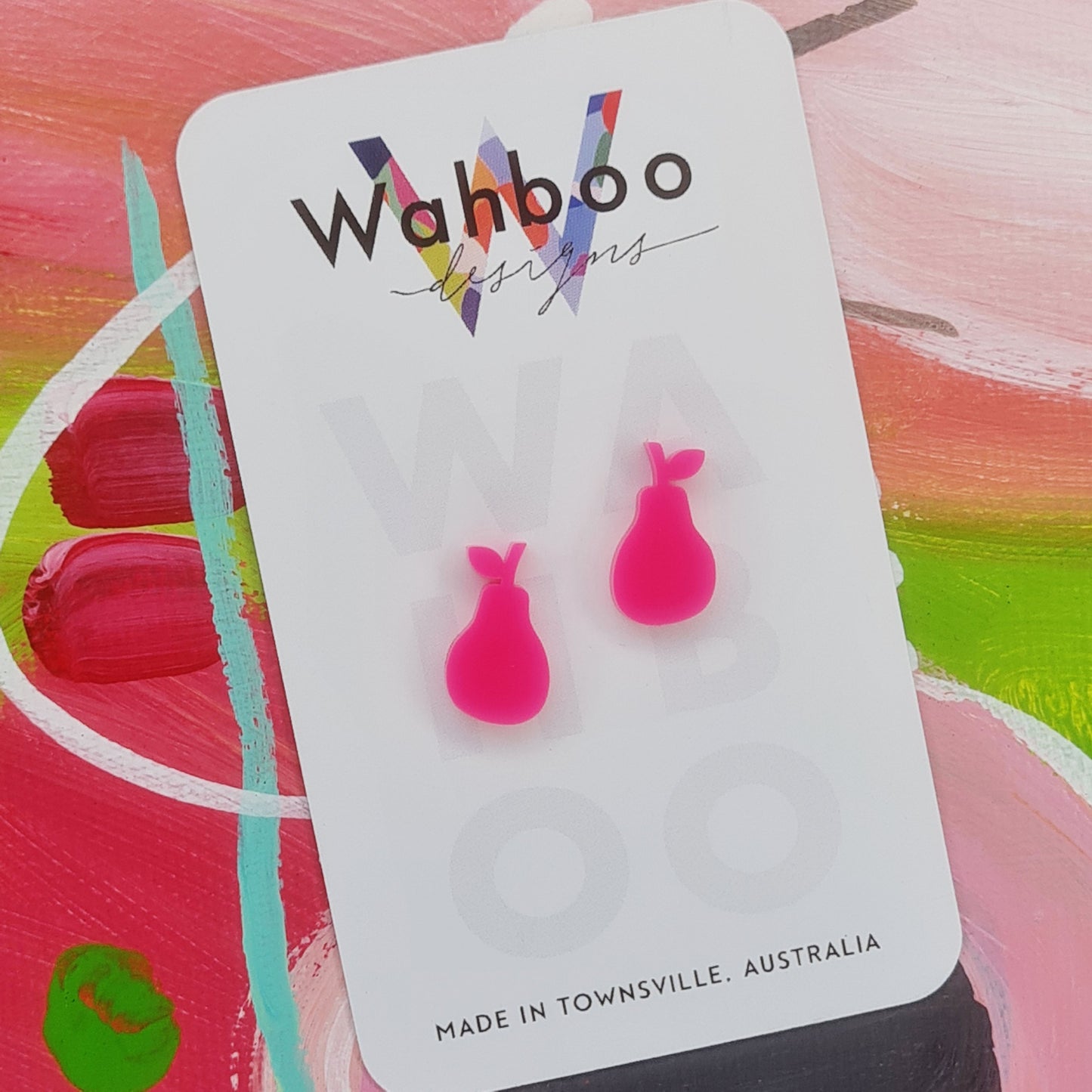 Pear Stud Earrings