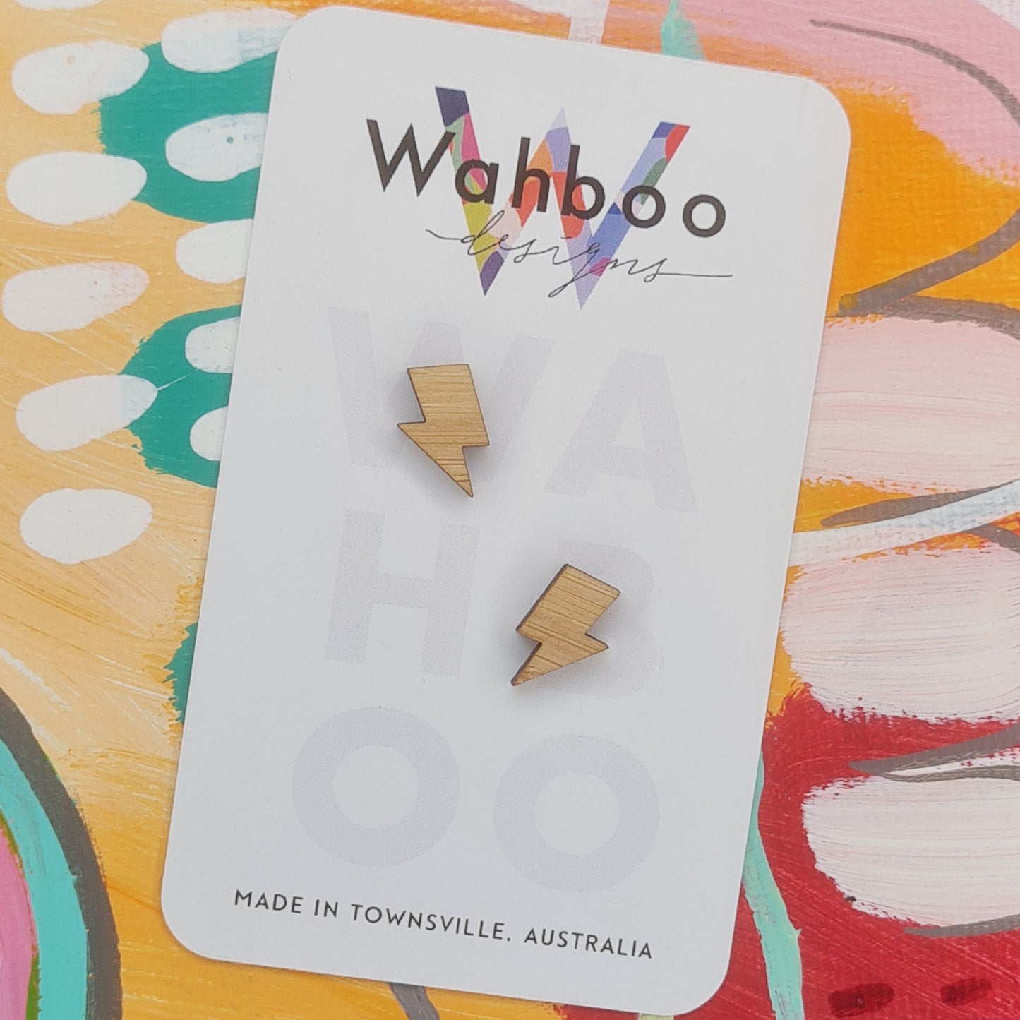 Lightning Stud Earrings