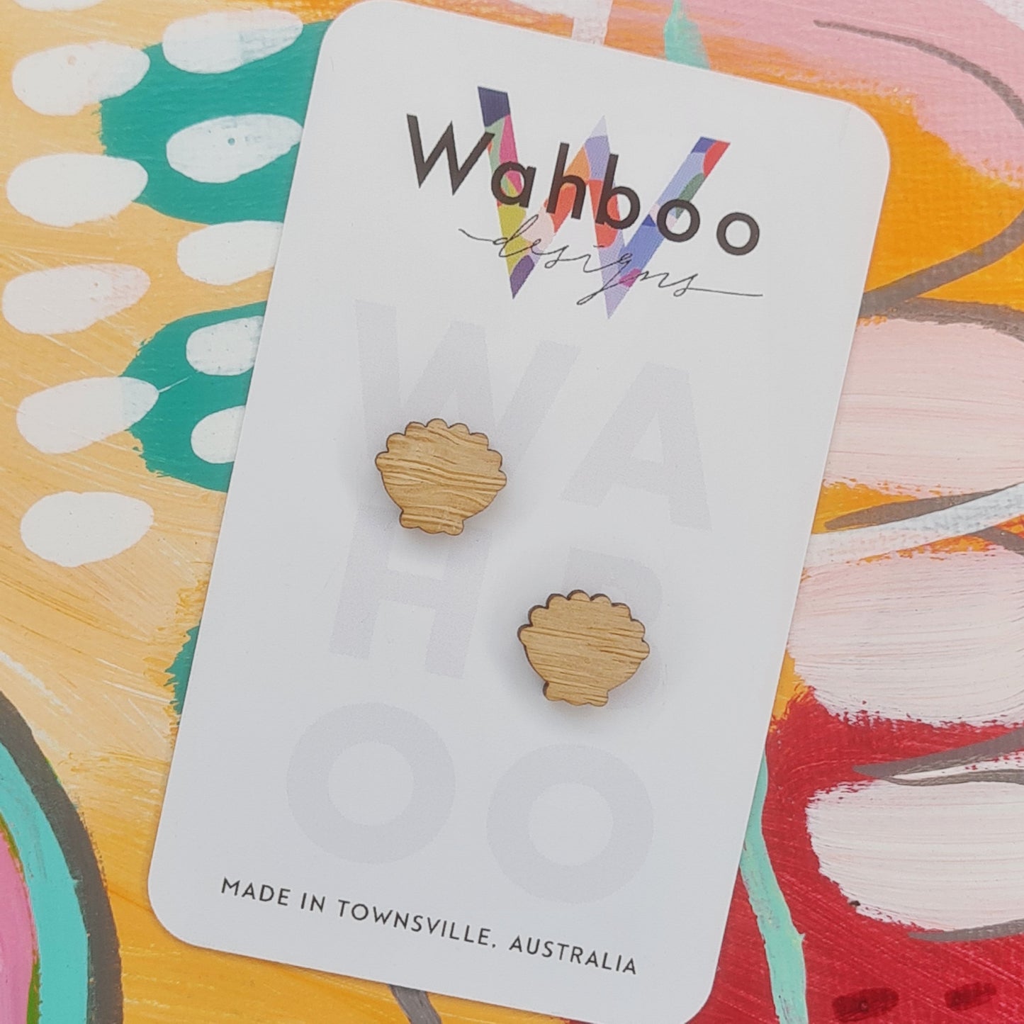 Shell Stud Earrings