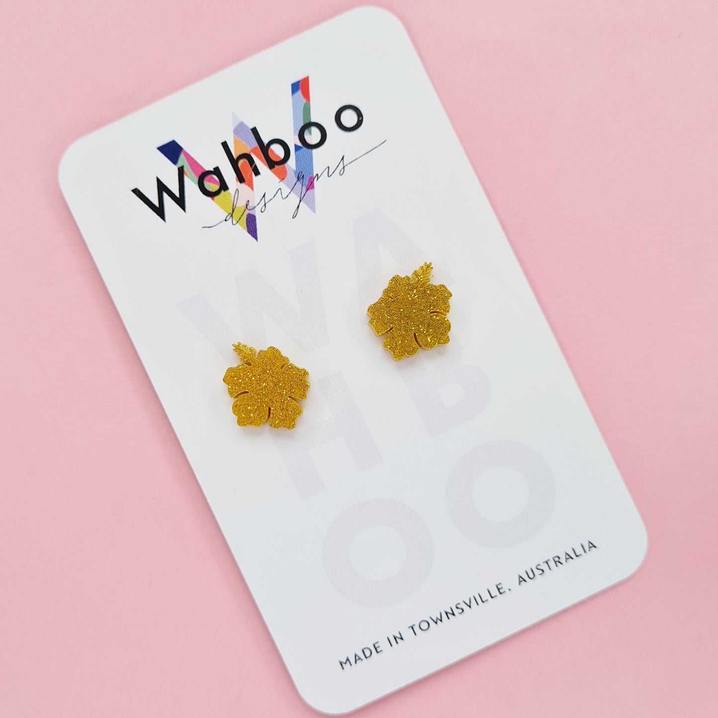 Hibiscus Stud Earrings