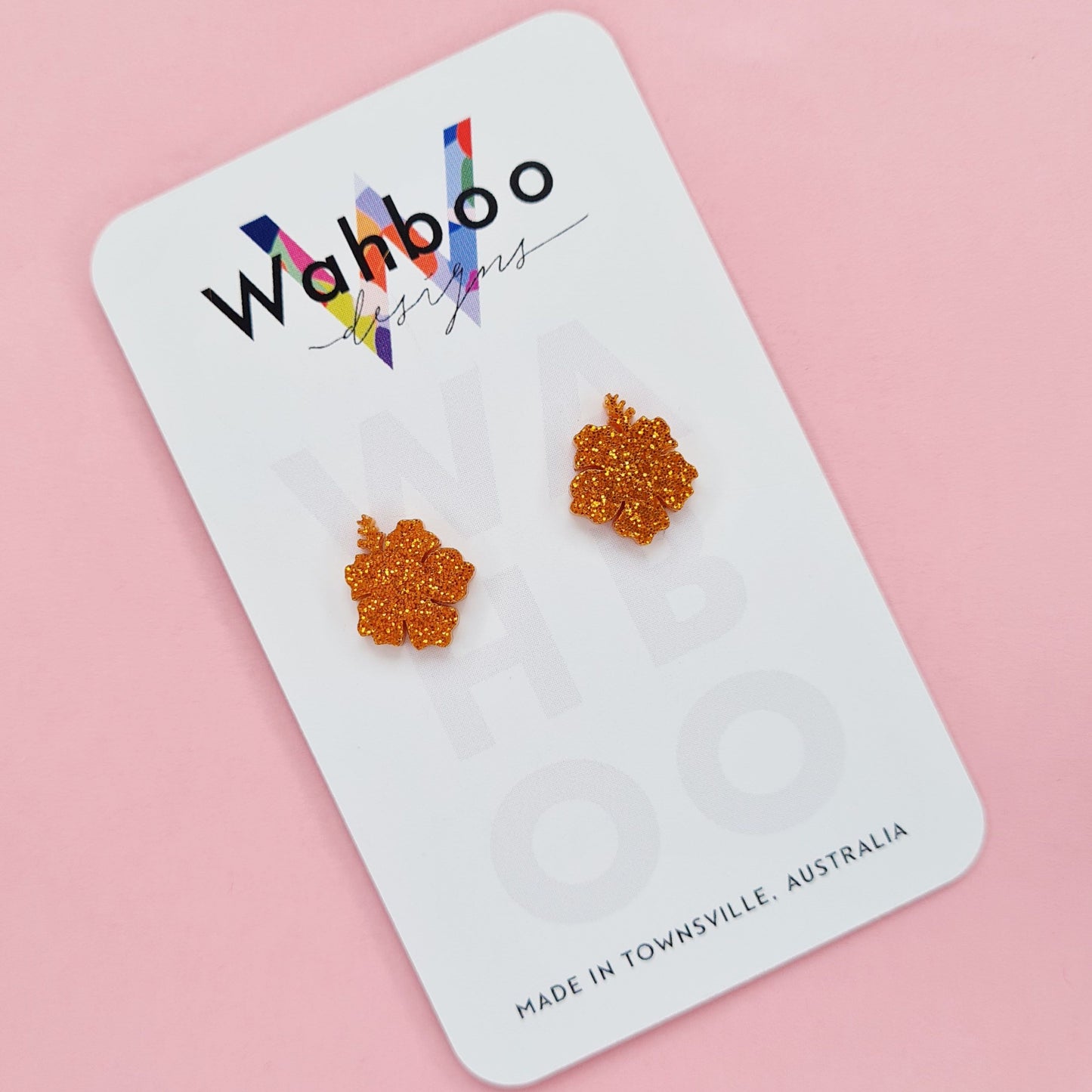Hibiscus Stud Earrings