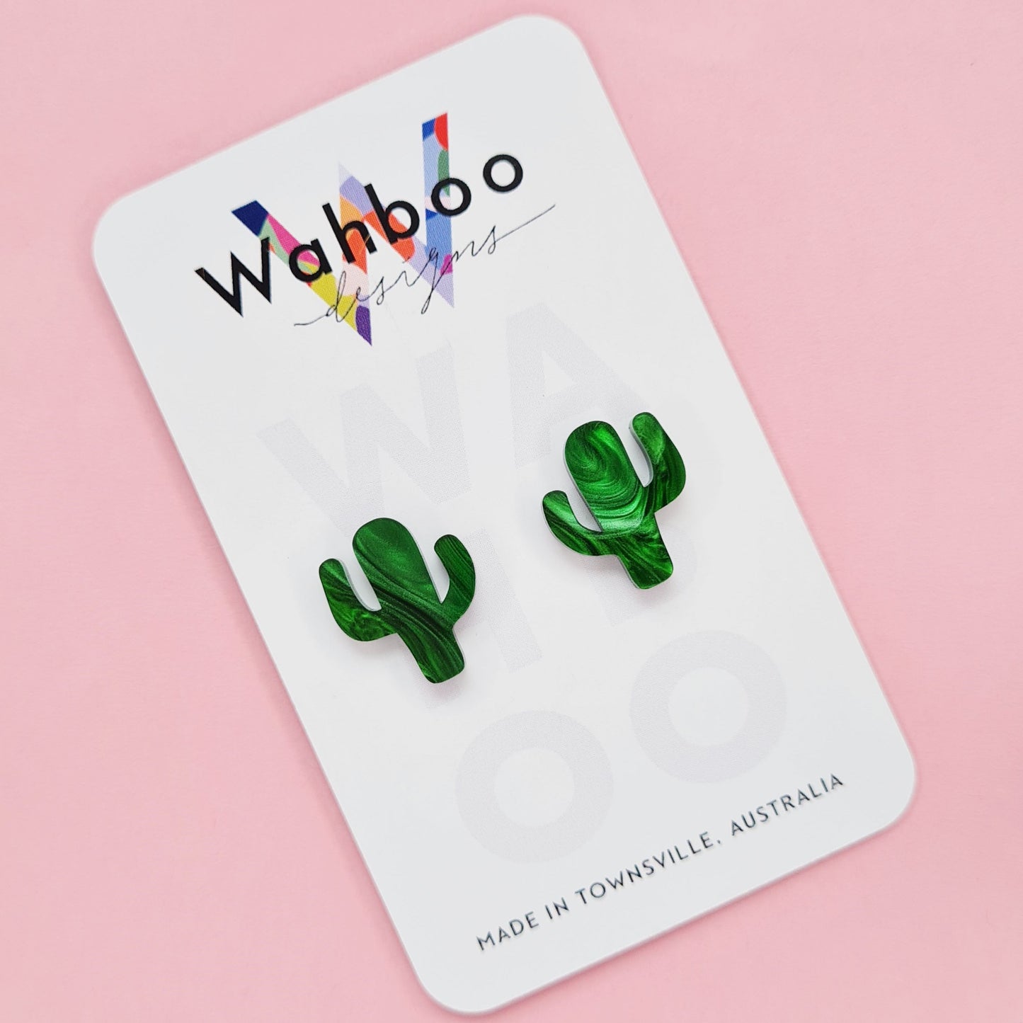 Cactus Stud Earrings