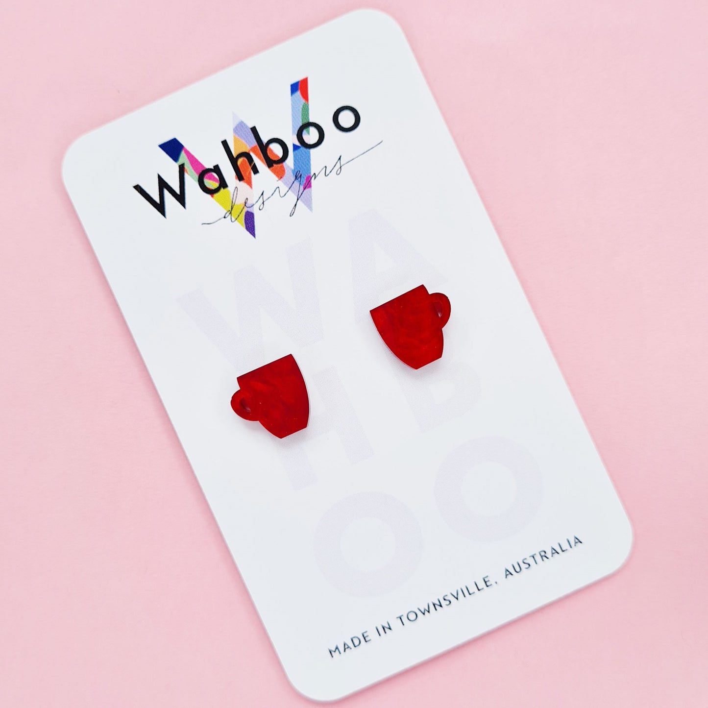 Coffee Mug Stud Earrings
