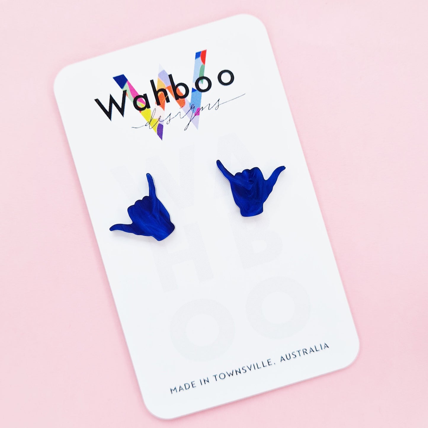 Shaka Hand Stud Earrings