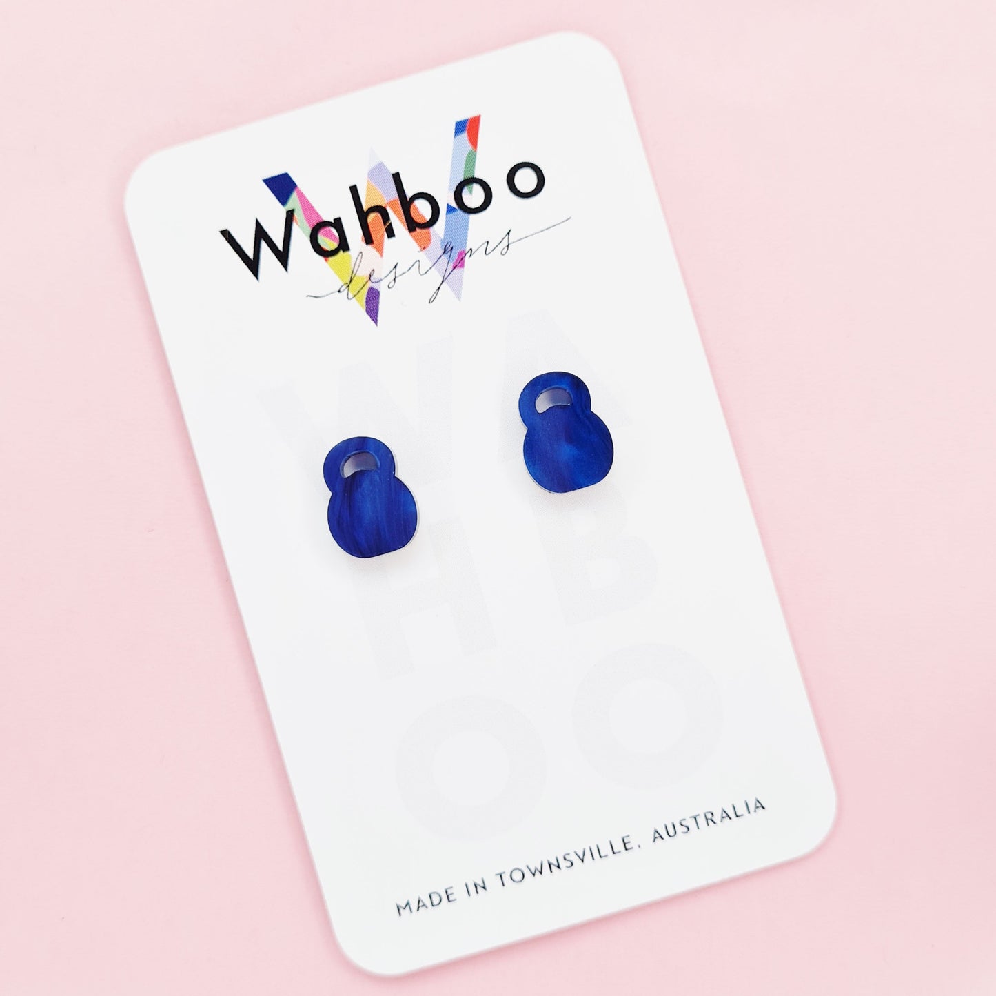 Kettlebell Stud Earrings