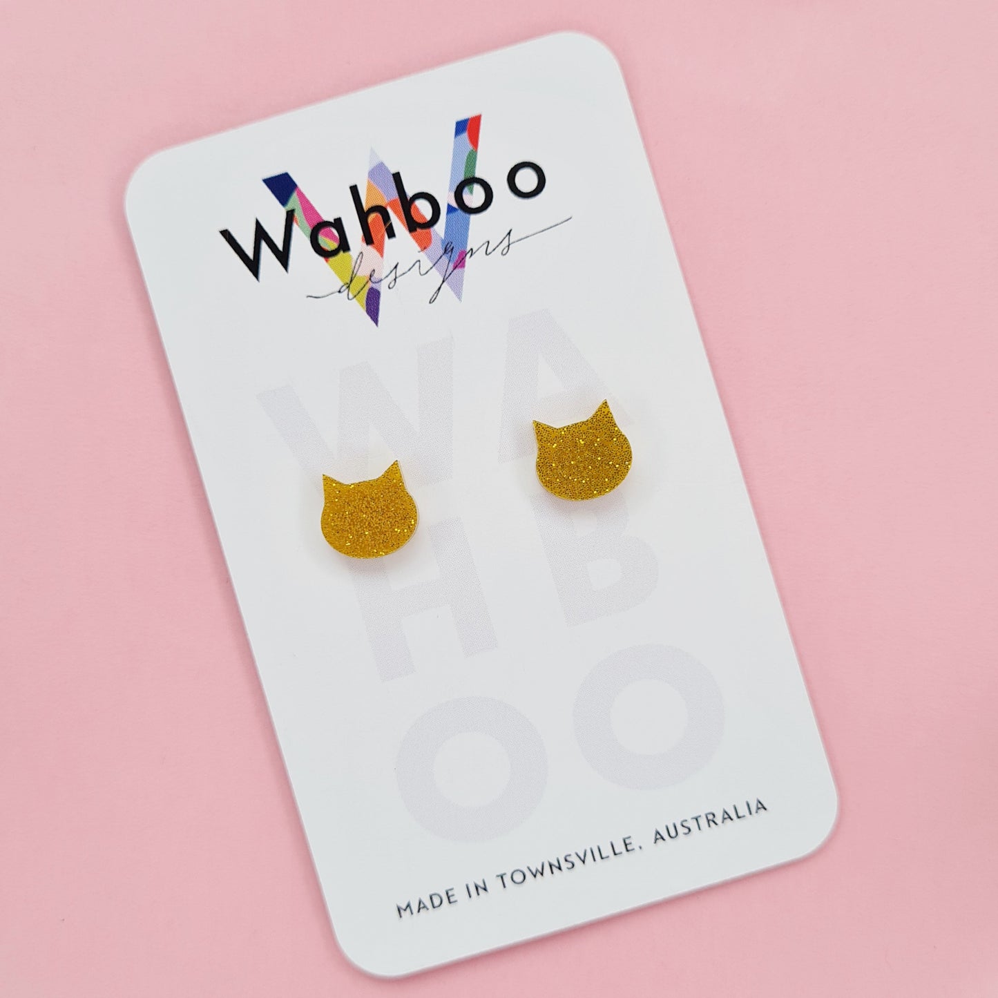 Cat Stud Earrings