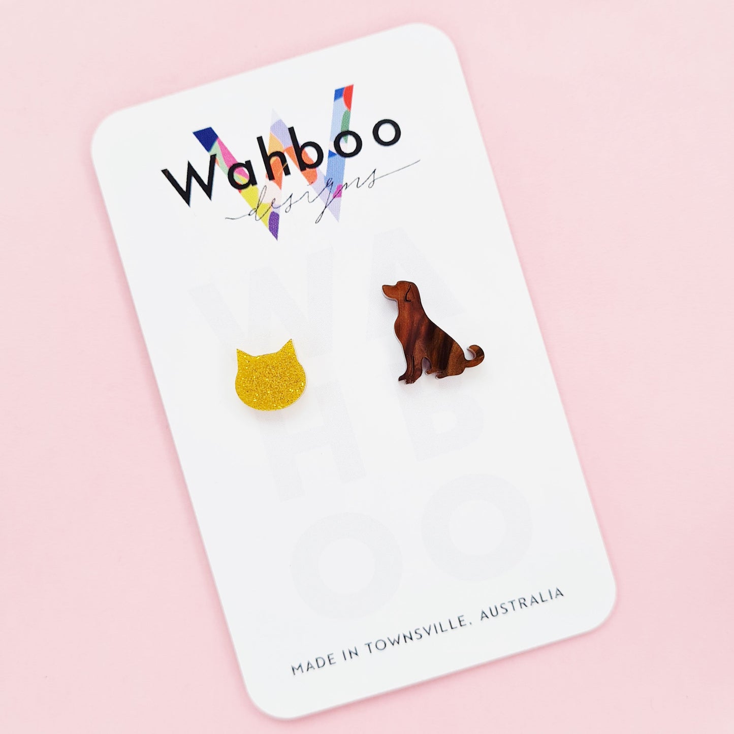 Cat Stud Earrings