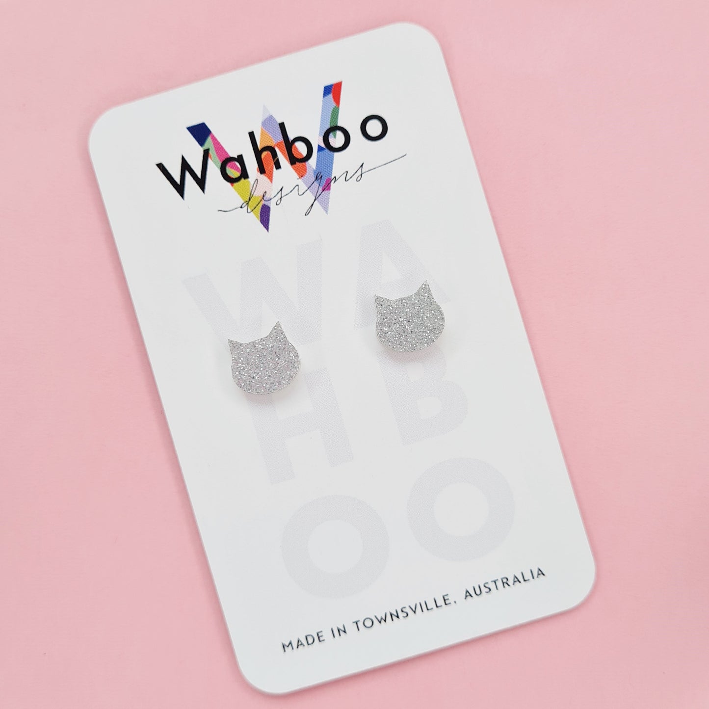 Cat Stud Earrings