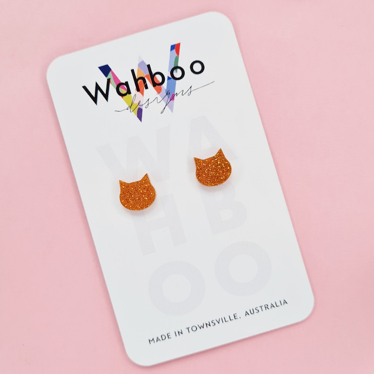 Cat Stud Earrings