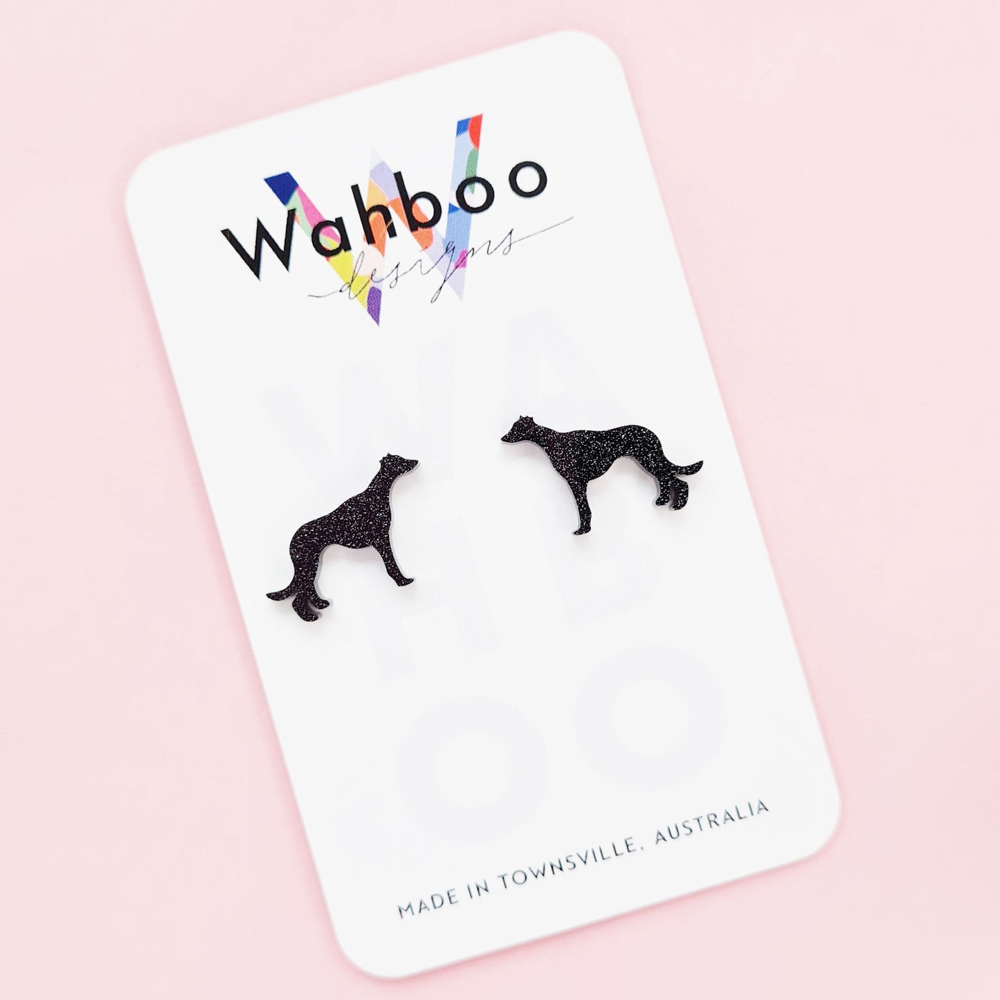 Greyhound Stud Earrings