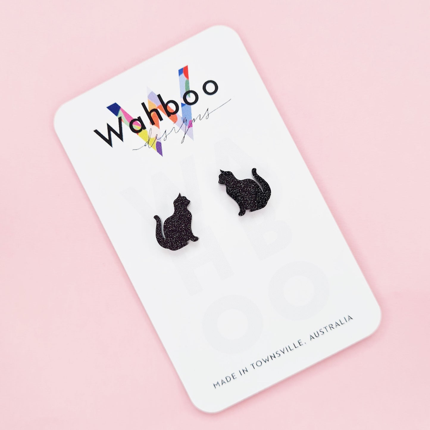 Cat Stud Earrings