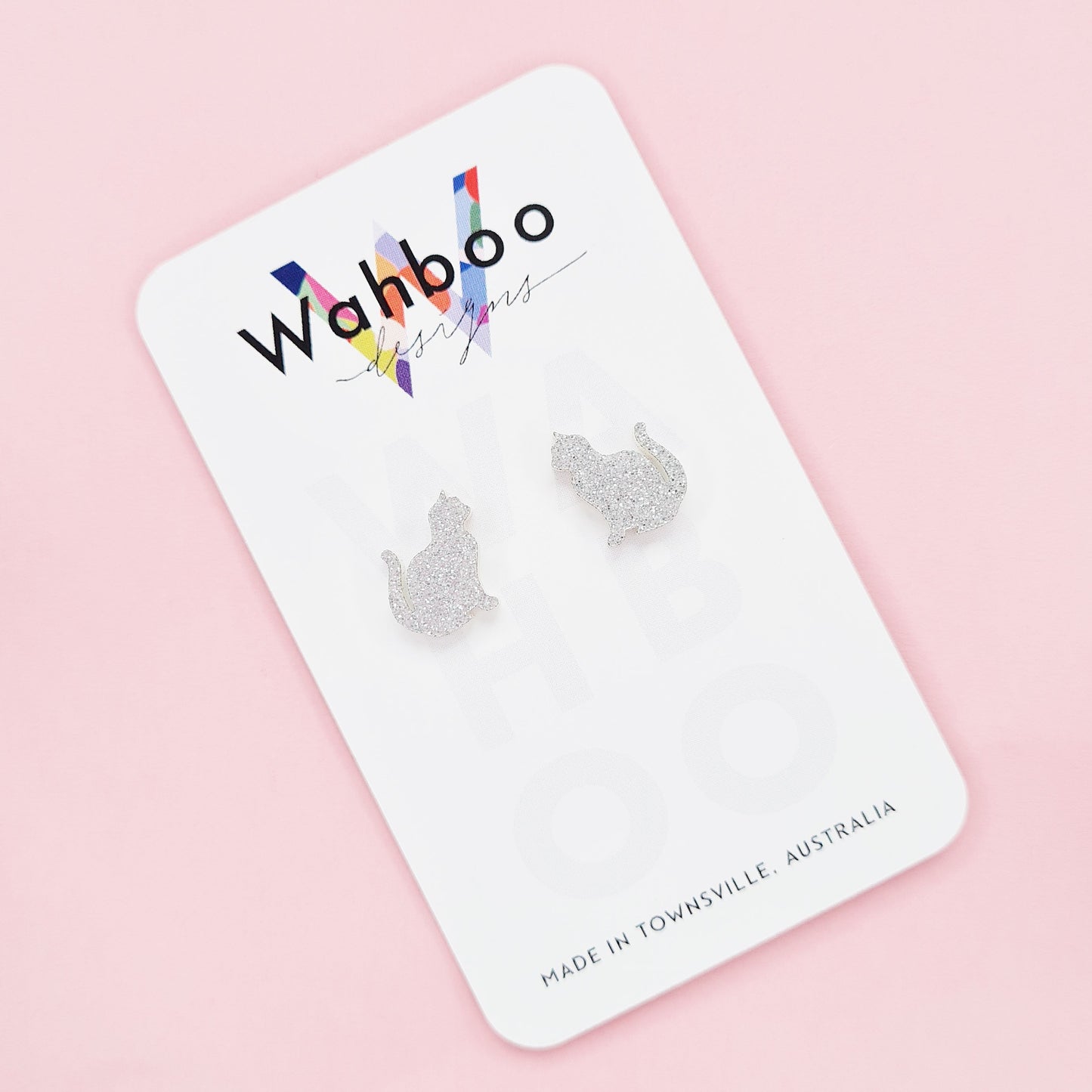 Cat Stud Earrings