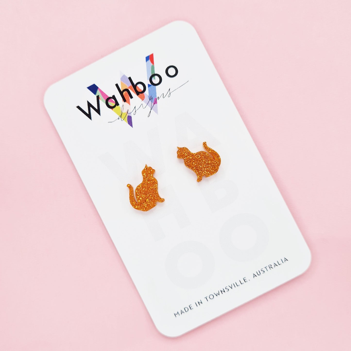 Cat Stud Earrings