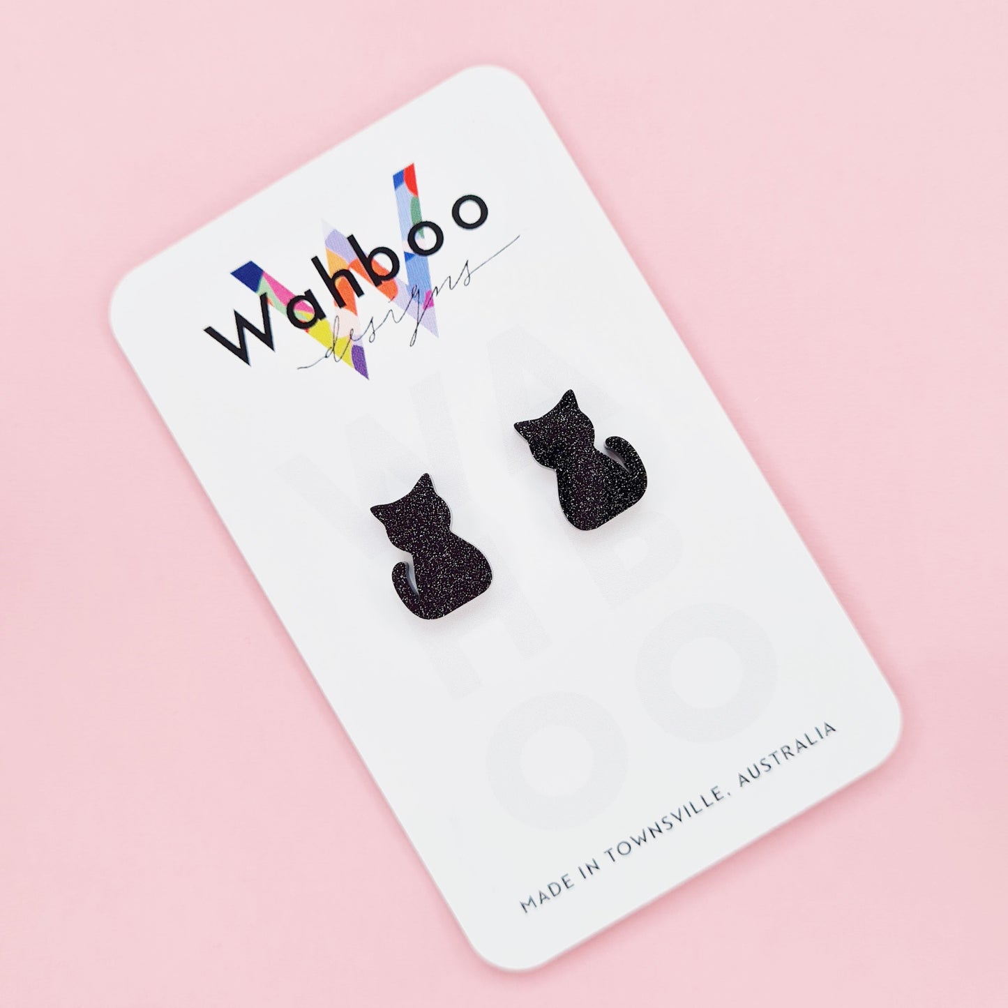 Cat Stud Earrings