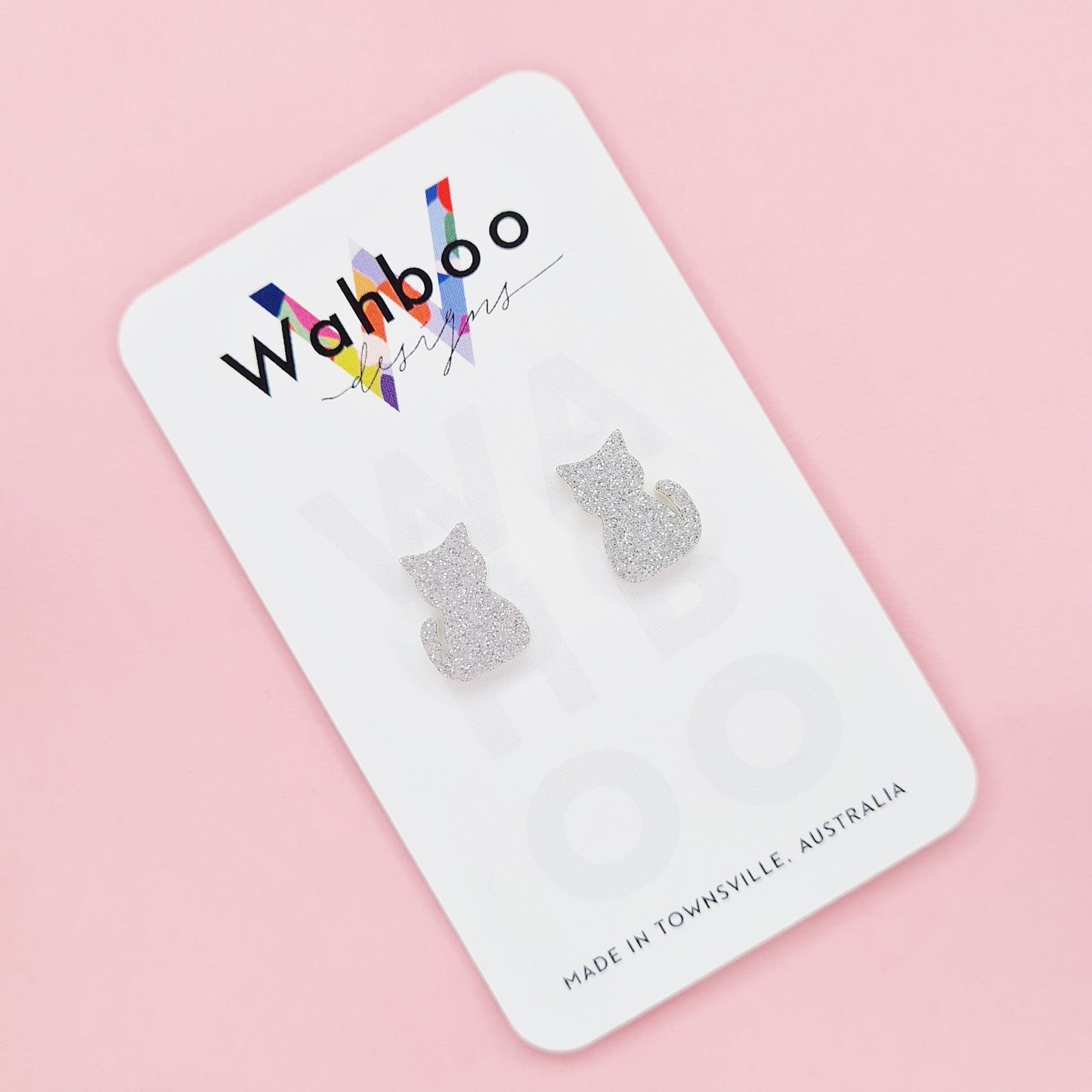 Cat Stud Earrings