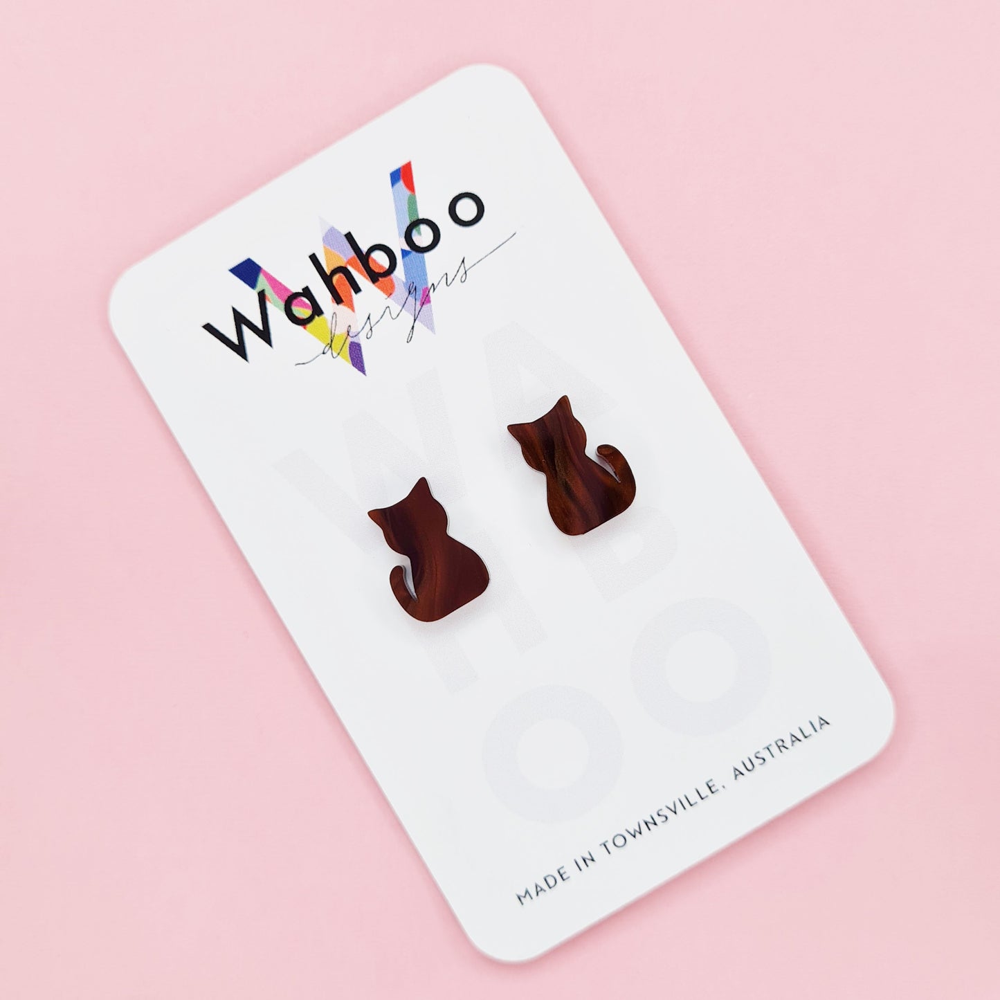 Cat Stud Earrings