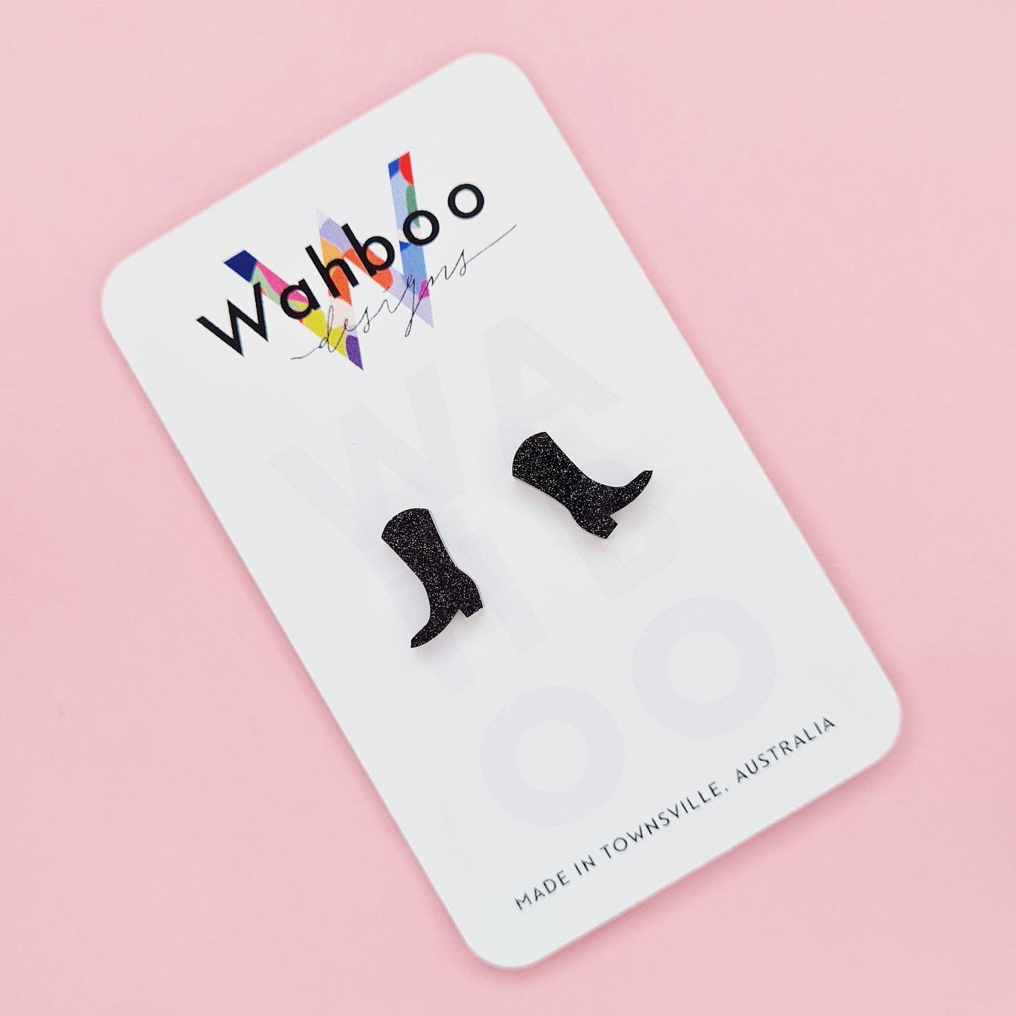 Cowboy Boot Stud Earrings