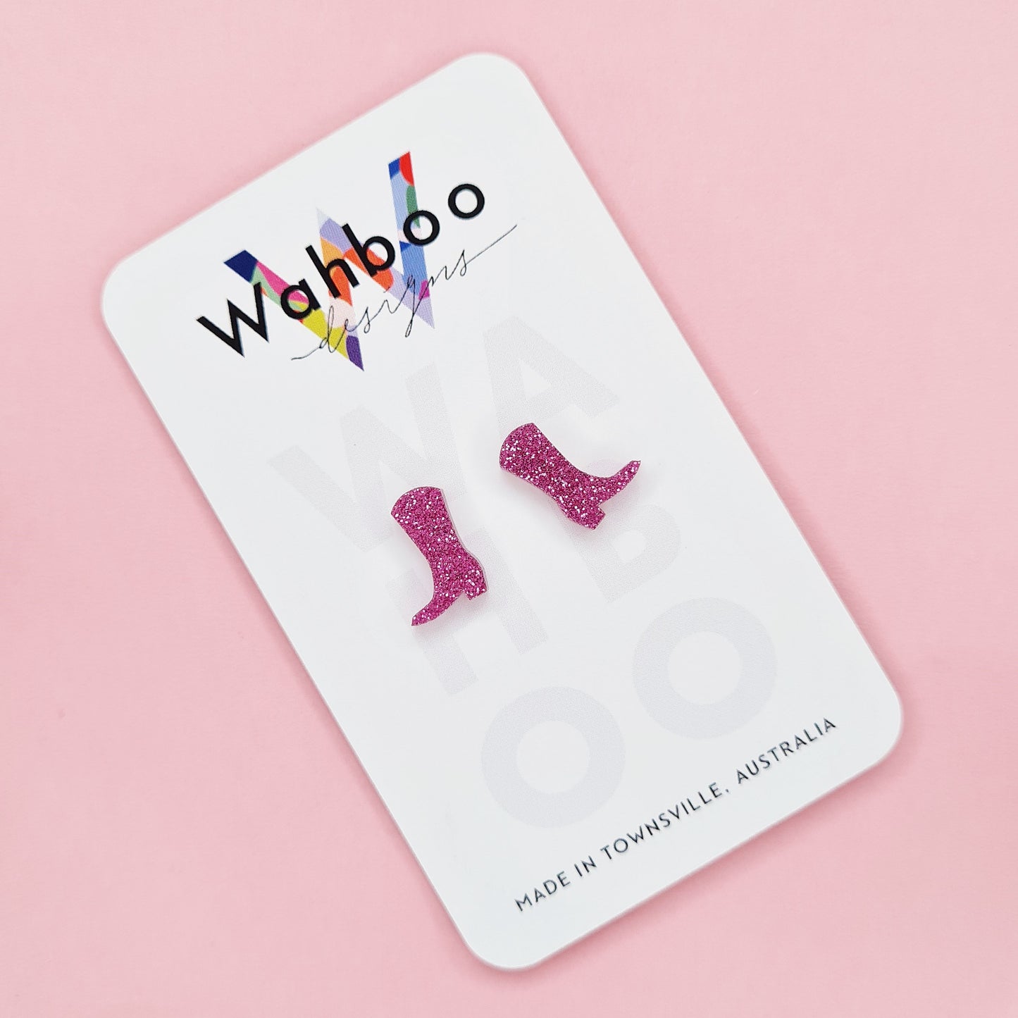 Cowboy Boot Stud Earrings