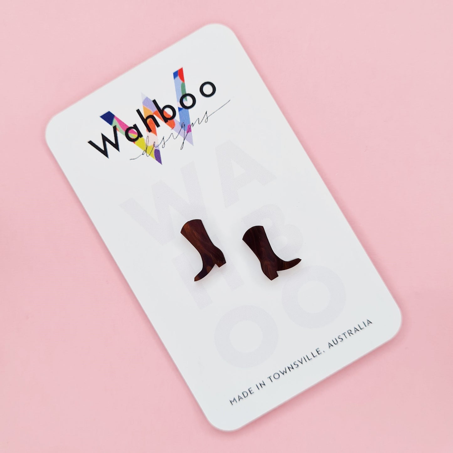 Cowboy Boot Stud Earrings