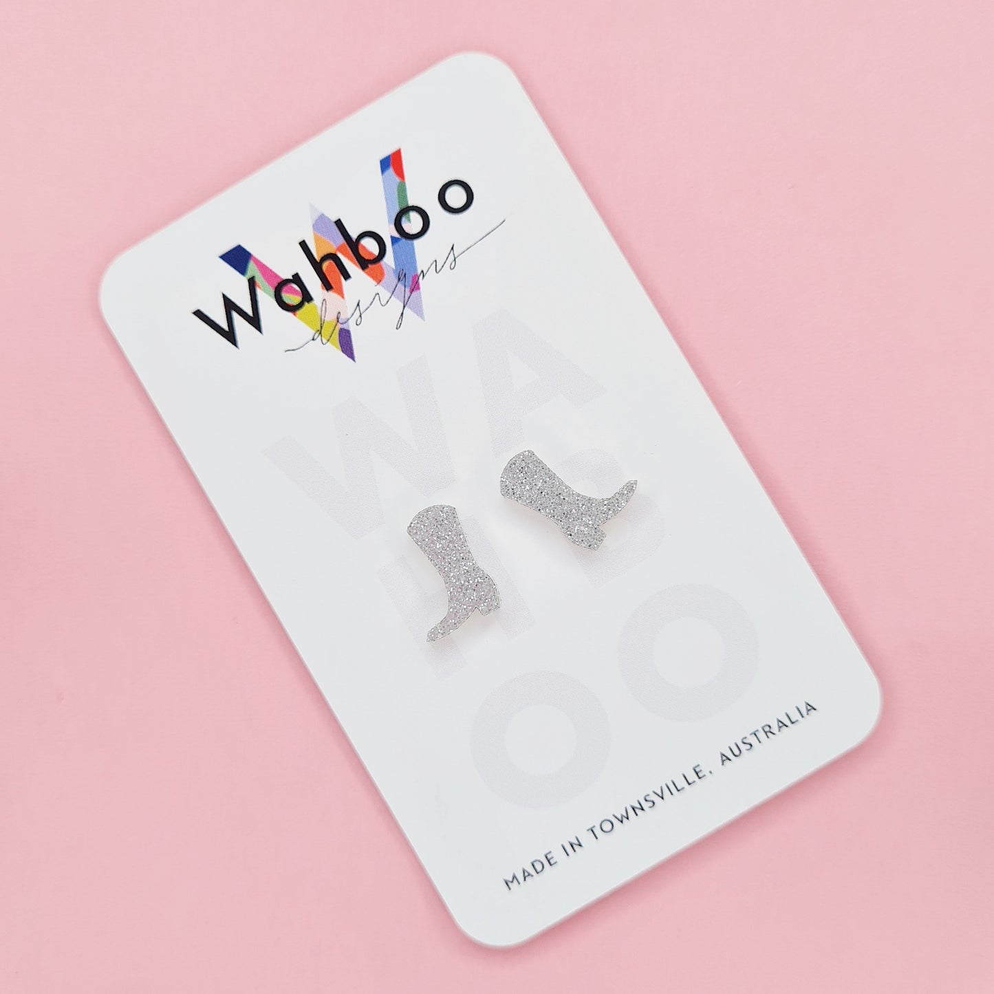 Cowboy Boot Stud Earrings