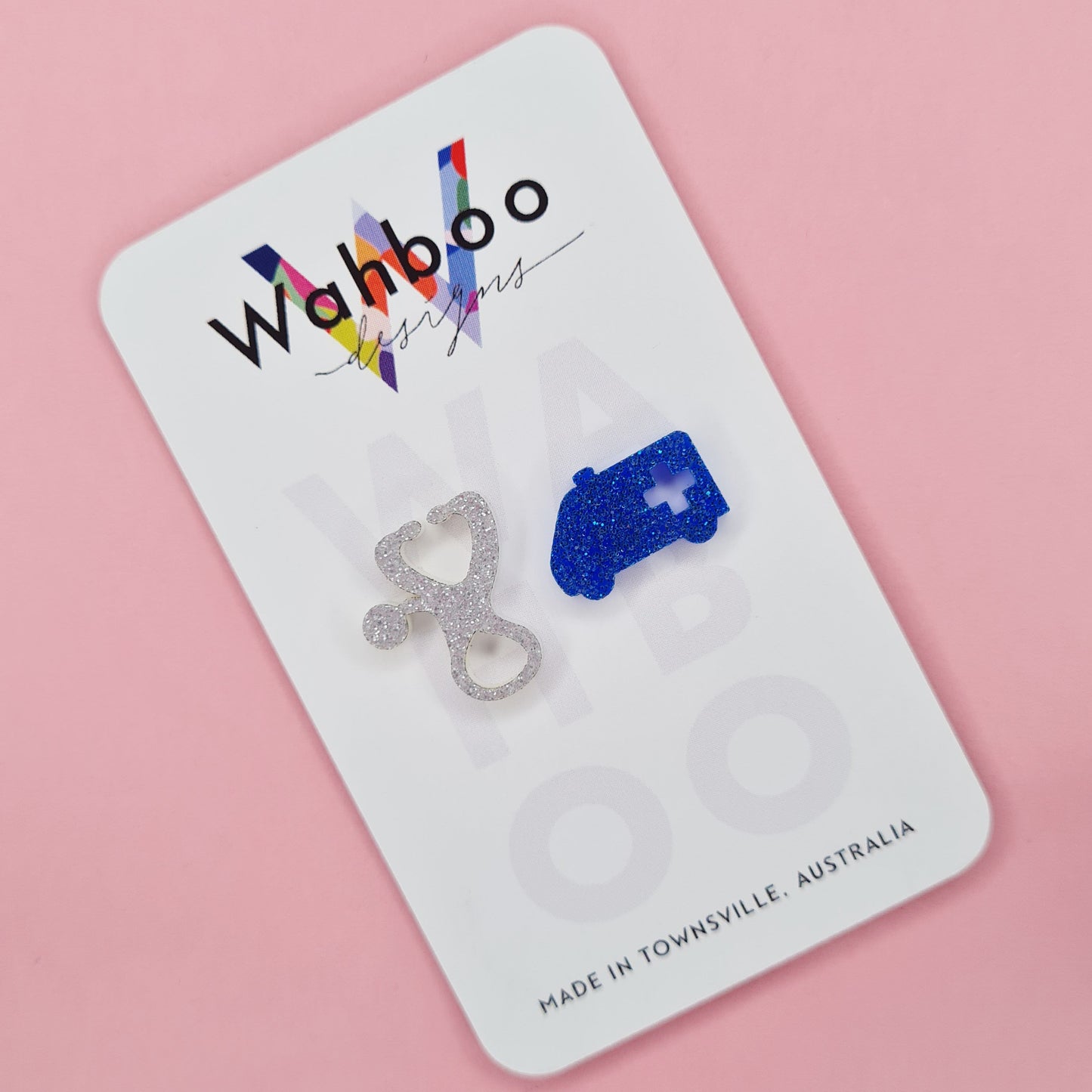 Fire Truck Stud Earrings